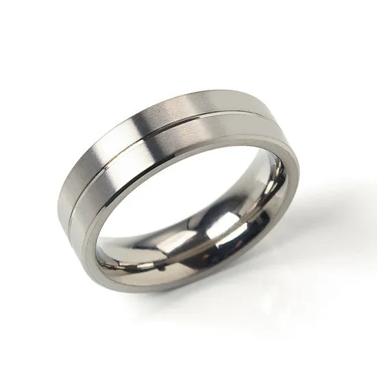 0101-22 Boccia Titanium Ring