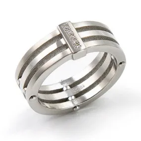 0126-01 Boccia Titanium Ring
