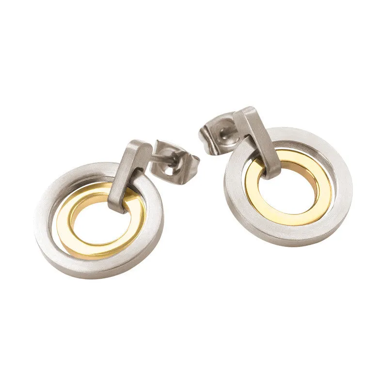 0540-02 Boccia Titanium Earrings