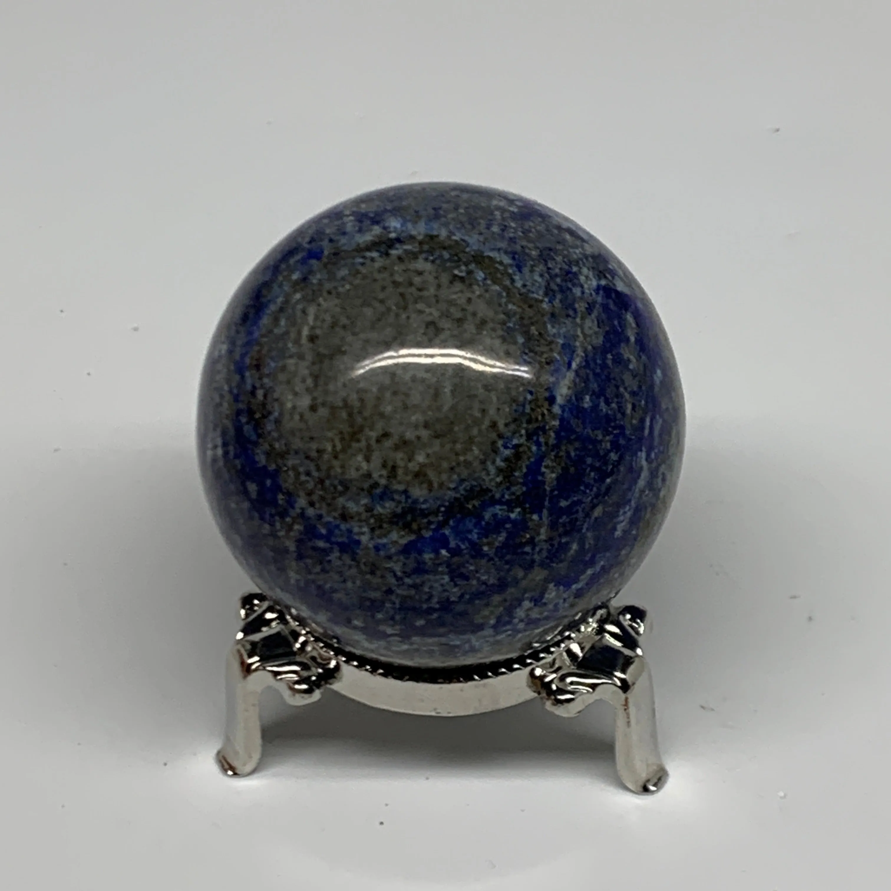 0.61 lbs, 2.2" (55mm), Lapis Lazuli Sphere Ball Gemstone @Afghanistan, B33156