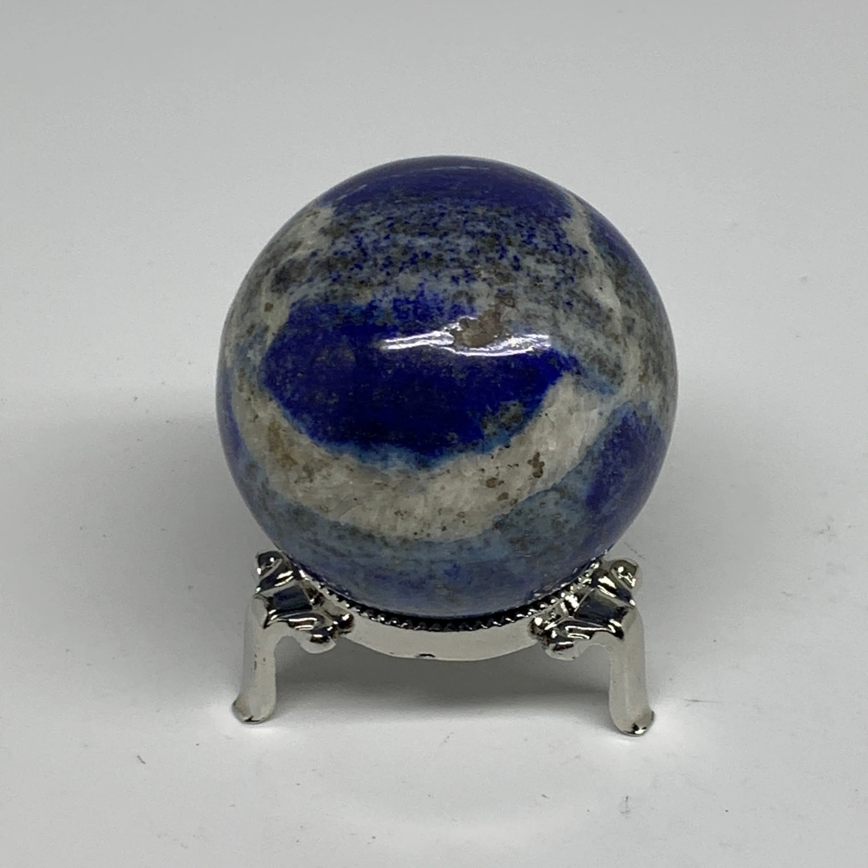 0.62 lbs, 2.2" (56mm), Lapis Lazuli Sphere Ball Gemstone @Afghanistan, B33245