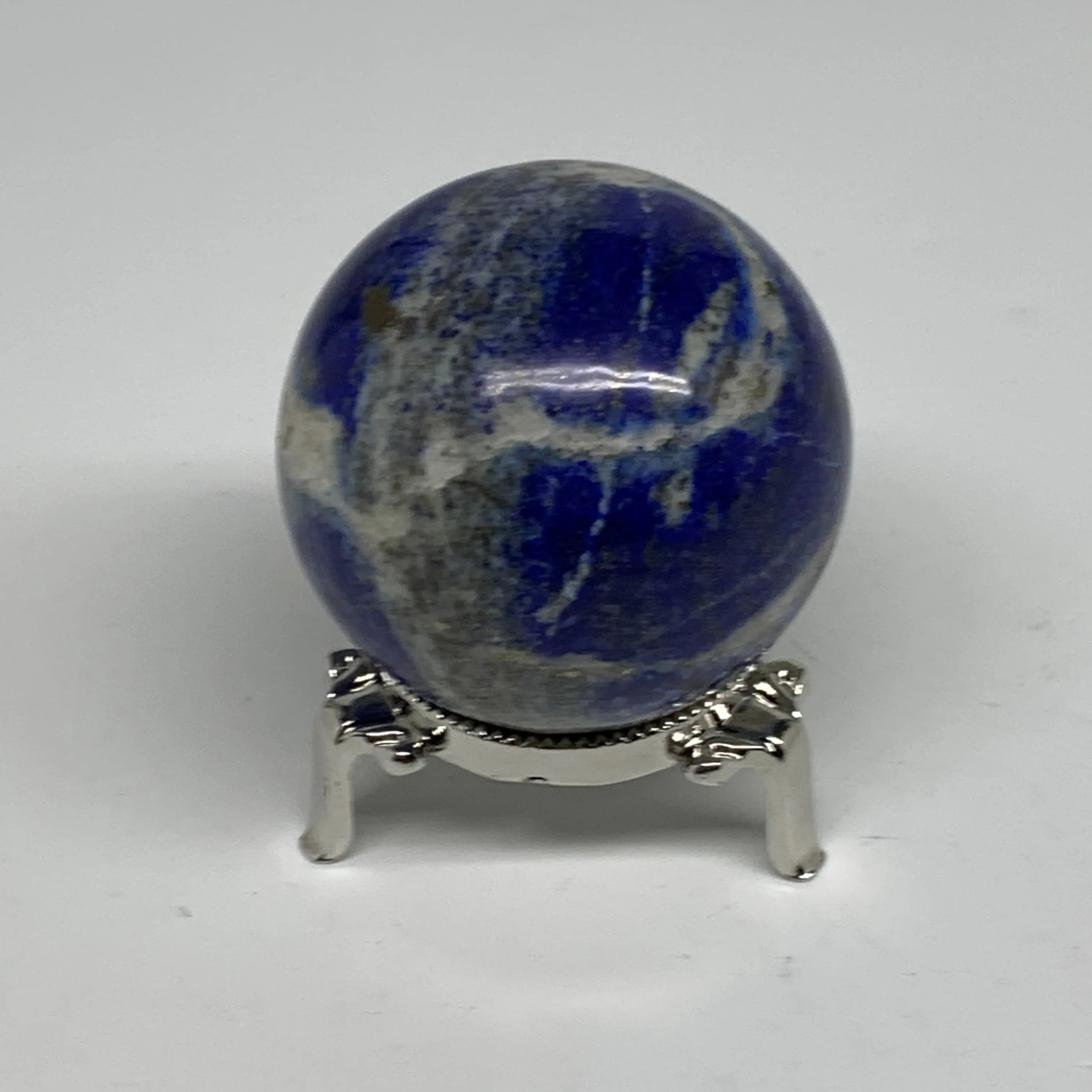 0.62 lbs, 2.2" (56mm), Lapis Lazuli Sphere Ball Gemstone @Afghanistan, B33245