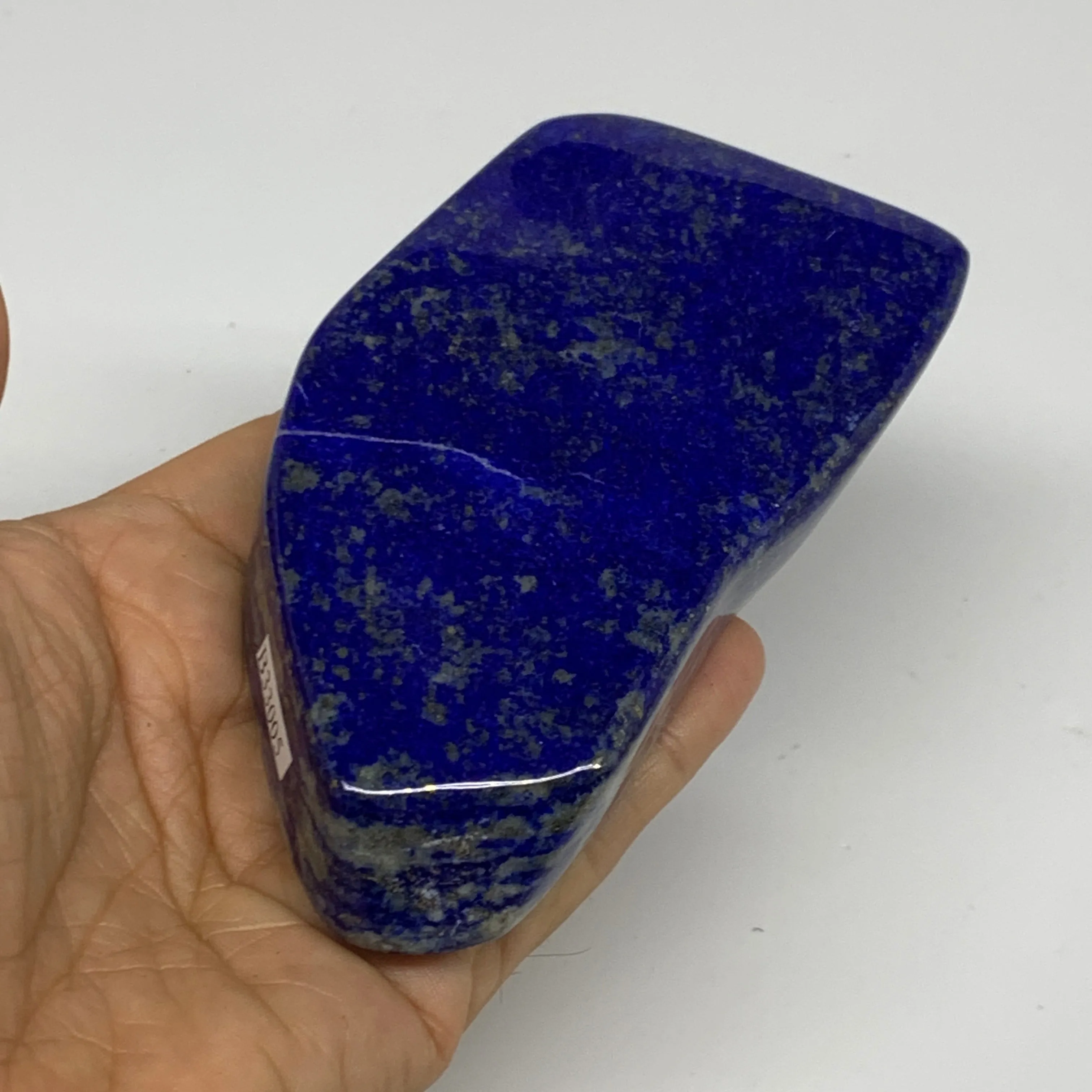 0.65 lbs, 4.5"x2.3"x0.7", Natural Freeform Lapis Lazuli from Afghanistan, B33005