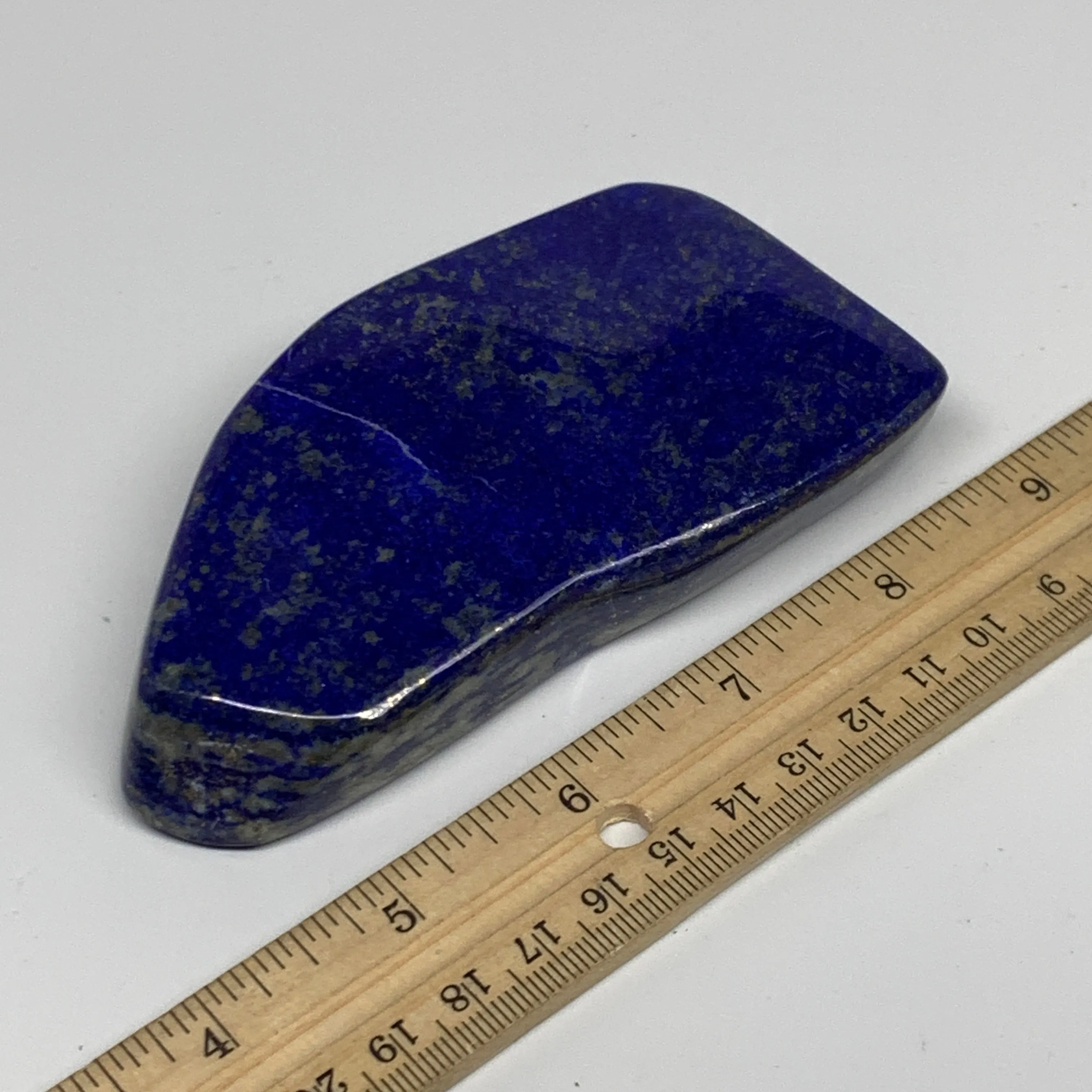 0.65 lbs, 4.5"x2.3"x0.7", Natural Freeform Lapis Lazuli from Afghanistan, B33005