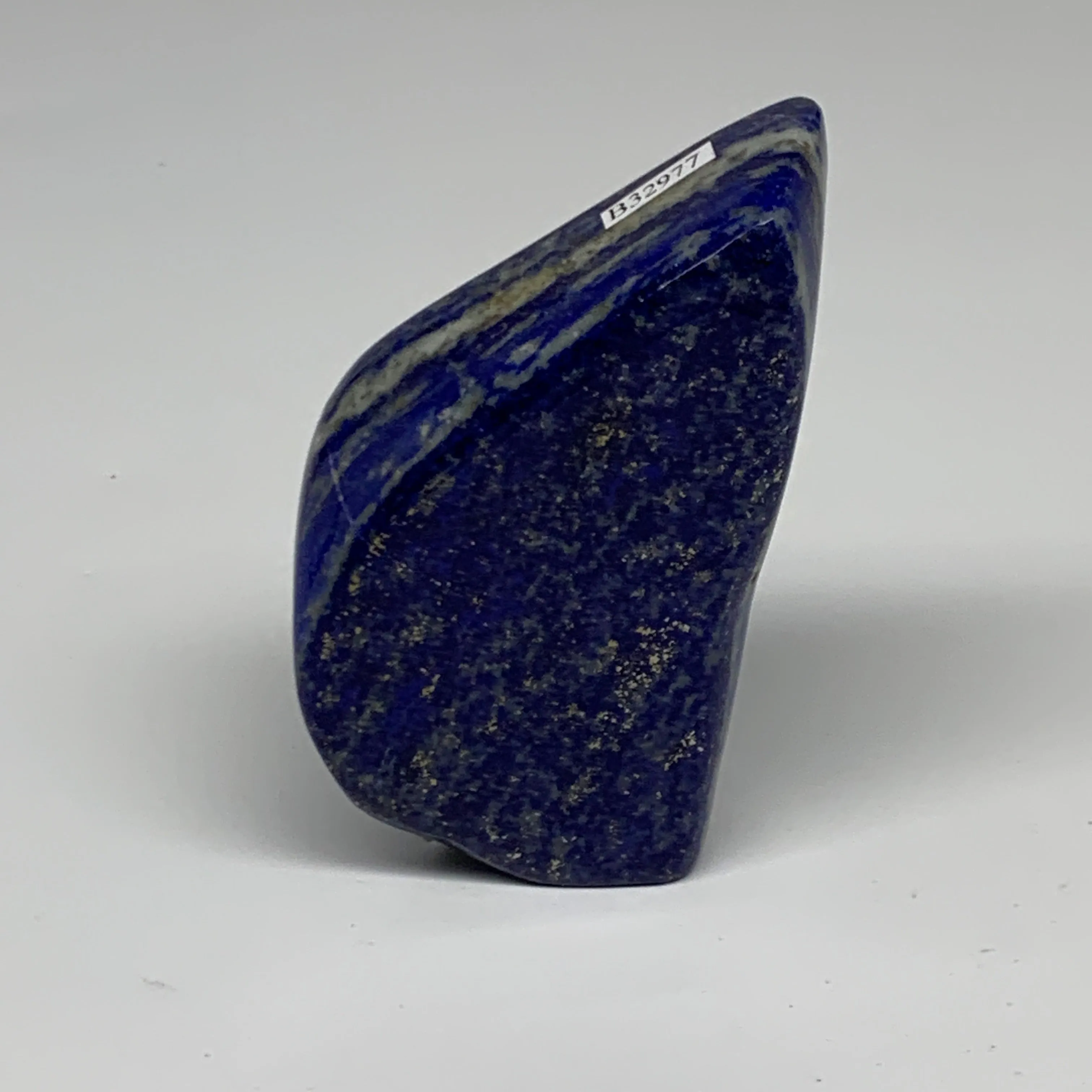 0.71 lbs, 3.8"x2.2"x1.1", Natural Freeform Lapis Lazuli from Afghanistan, B32977