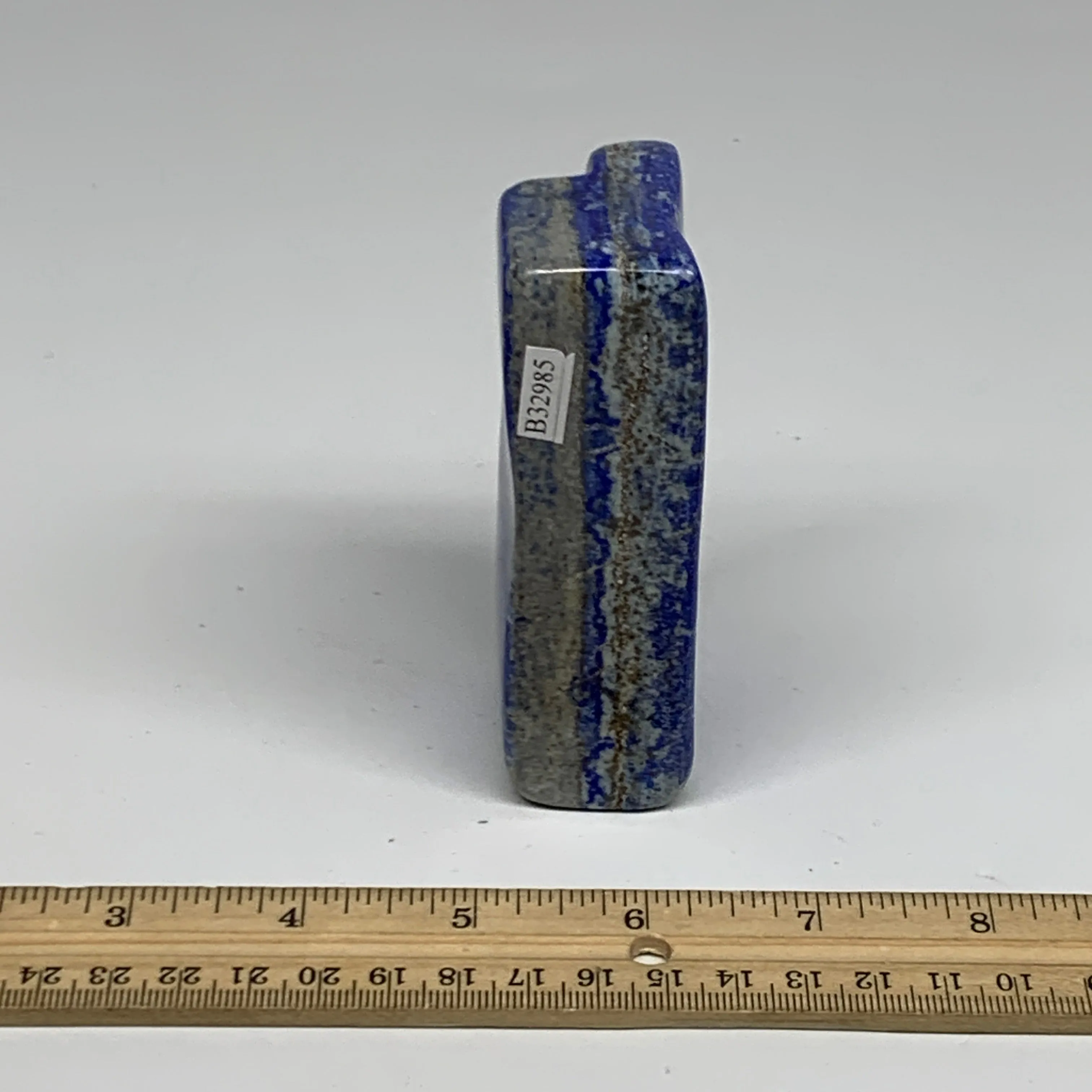 0.79 lbs, 4"x2.2"x1.2", Natural Freeform Lapis Lazuli from Afghanistan, B32985