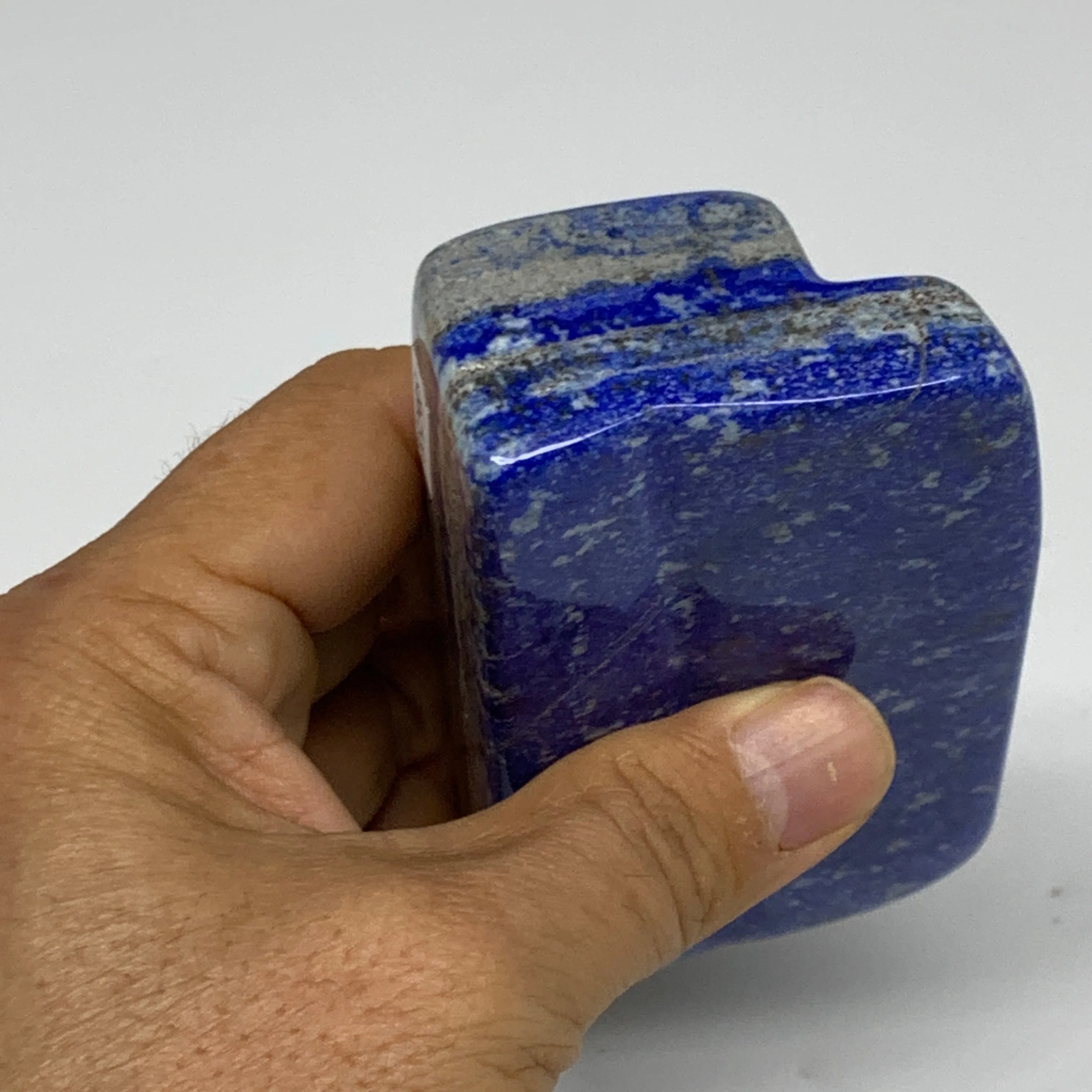 0.79 lbs, 4"x2.2"x1.2", Natural Freeform Lapis Lazuli from Afghanistan, B32985