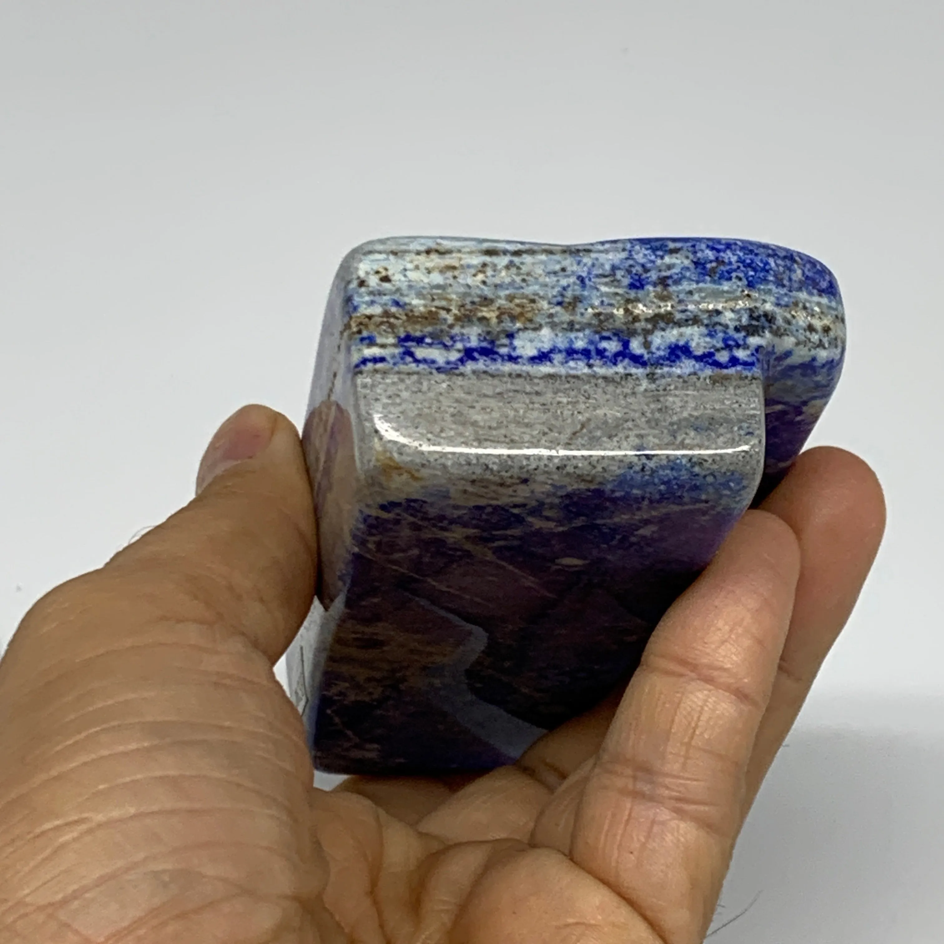 0.79 lbs, 4"x2.2"x1.2", Natural Freeform Lapis Lazuli from Afghanistan, B32985