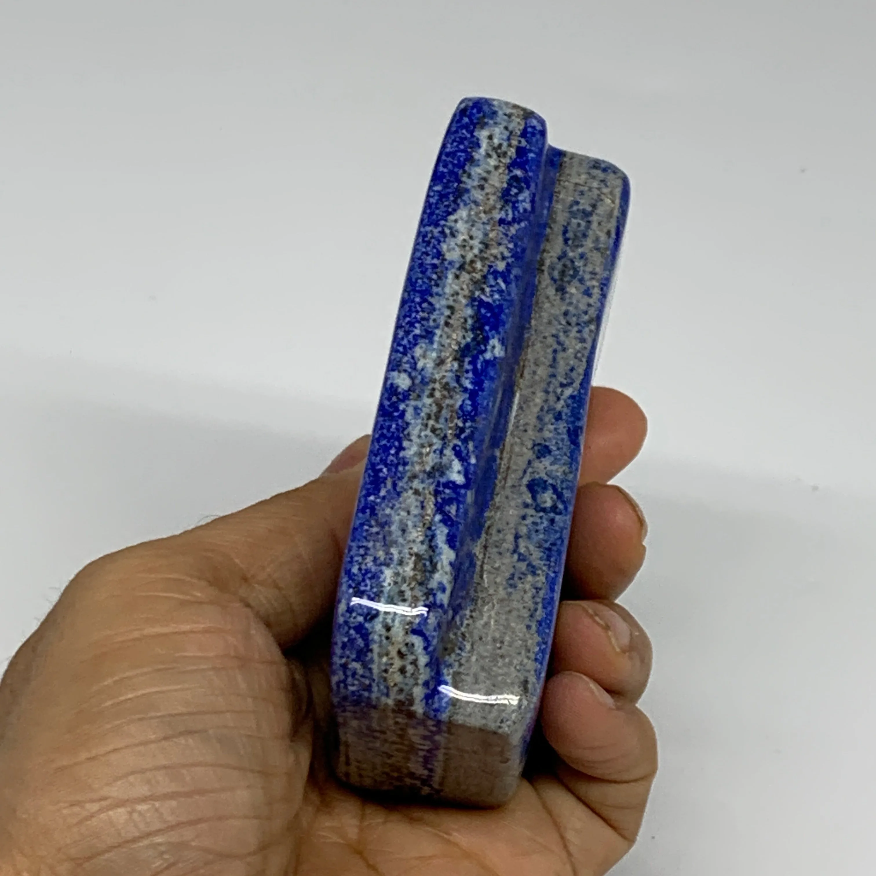 0.79 lbs, 4"x2.2"x1.2", Natural Freeform Lapis Lazuli from Afghanistan, B32985