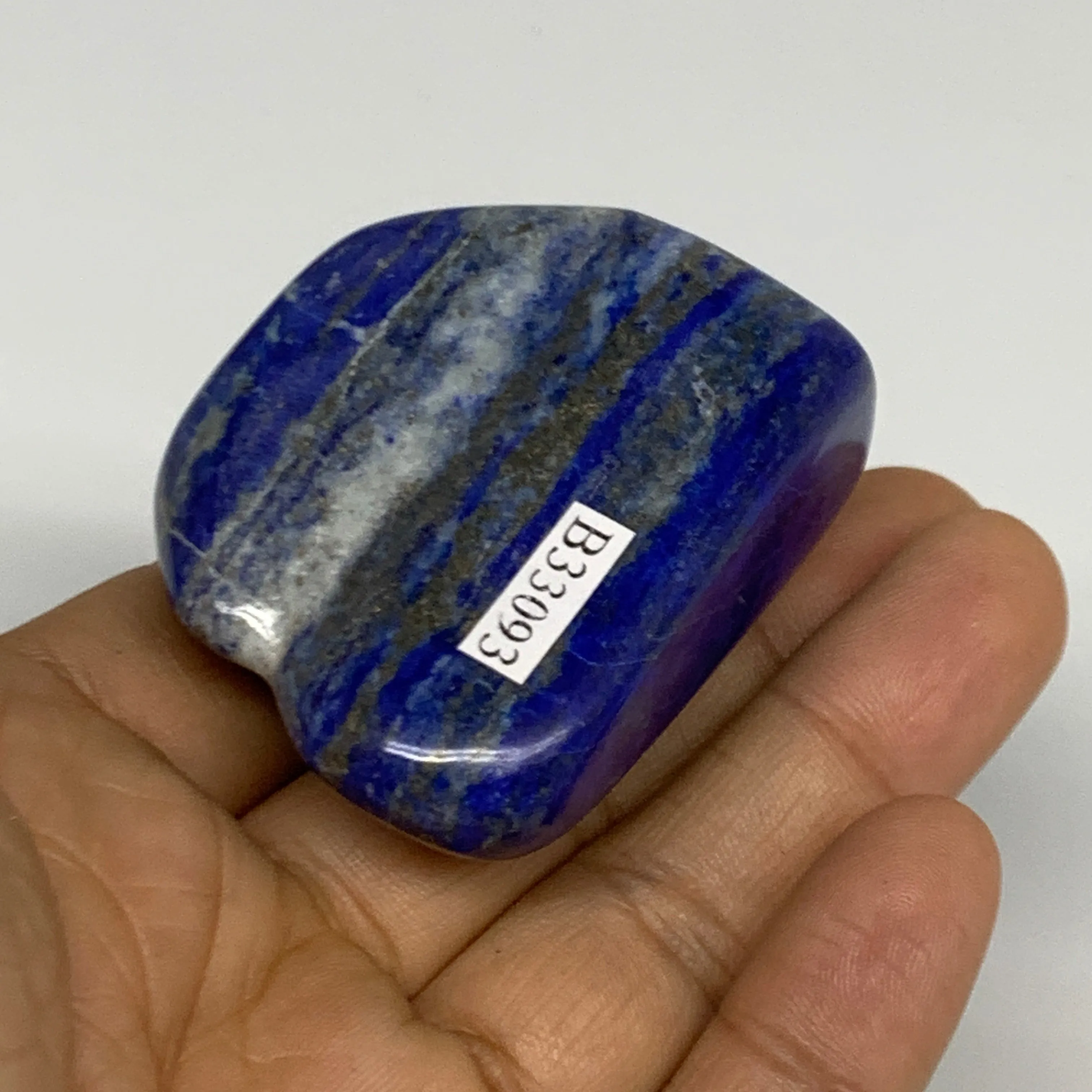 106.7g, 2"x1.6"x1.1",  Natural Freeform Lapis Lazuli from Afghanistan, B33093