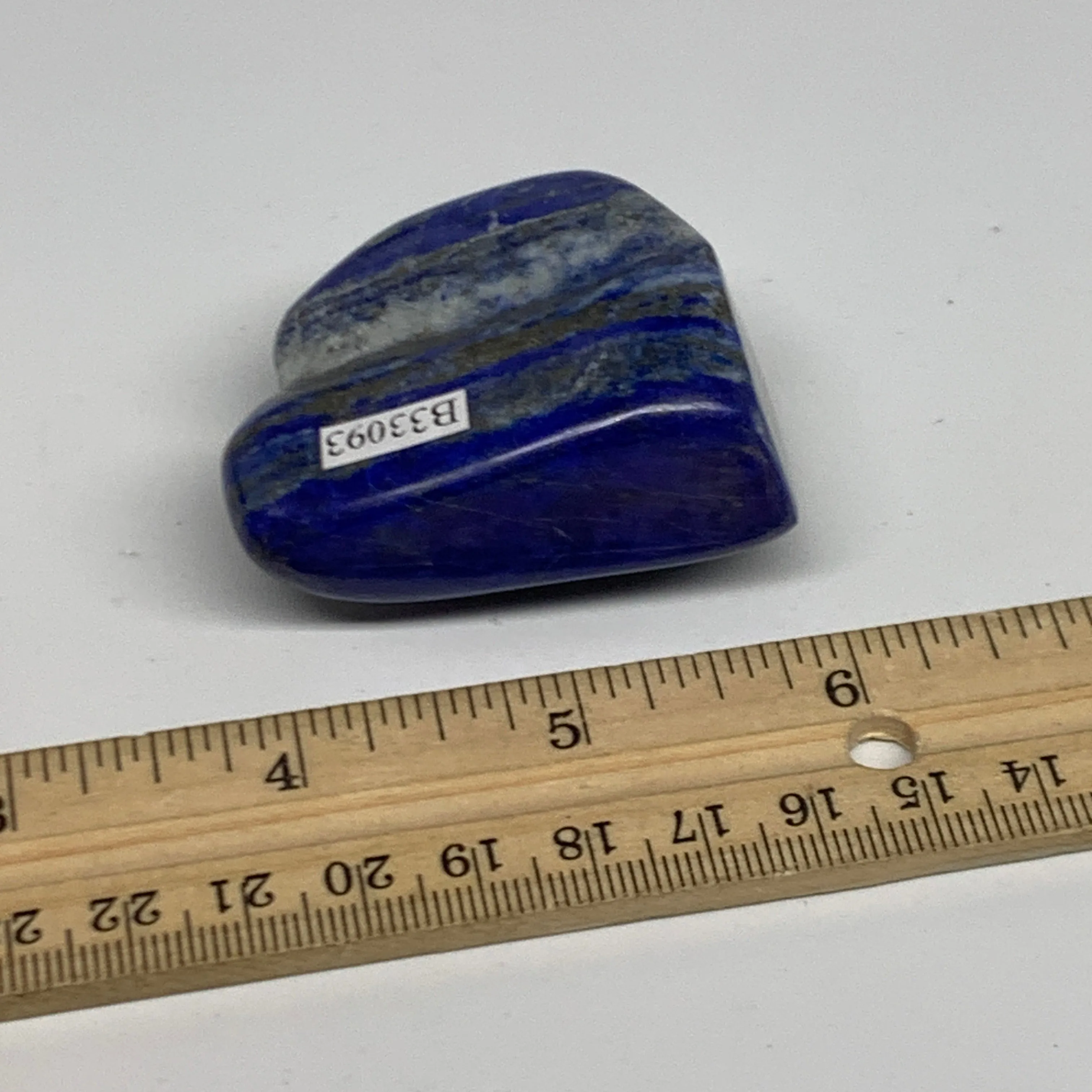 106.7g, 2"x1.6"x1.1",  Natural Freeform Lapis Lazuli from Afghanistan, B33093