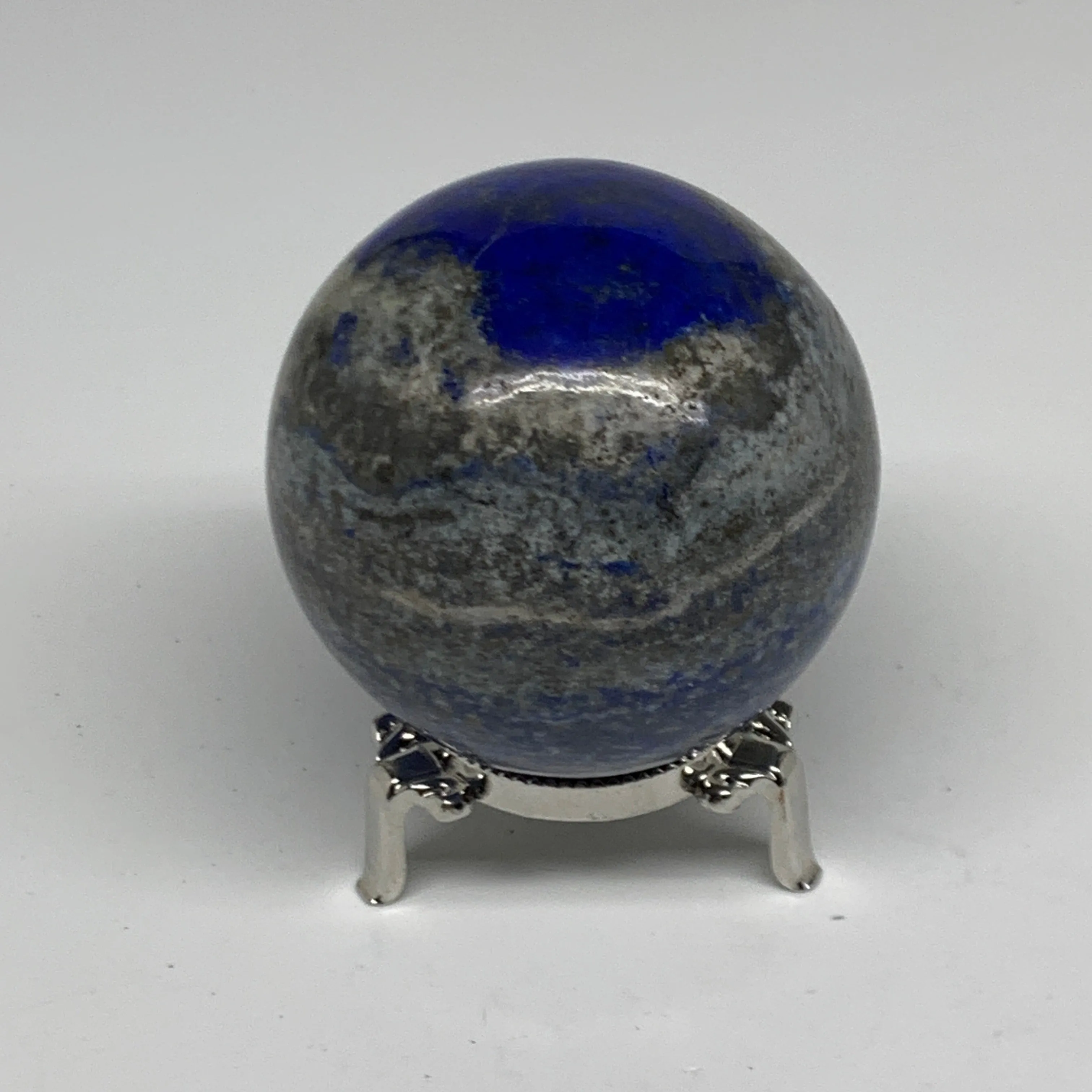 1.11 lbs, 2.7" (68mm), Lapis Lazuli Sphere Ball Gemstone @Afghanistan, B33174