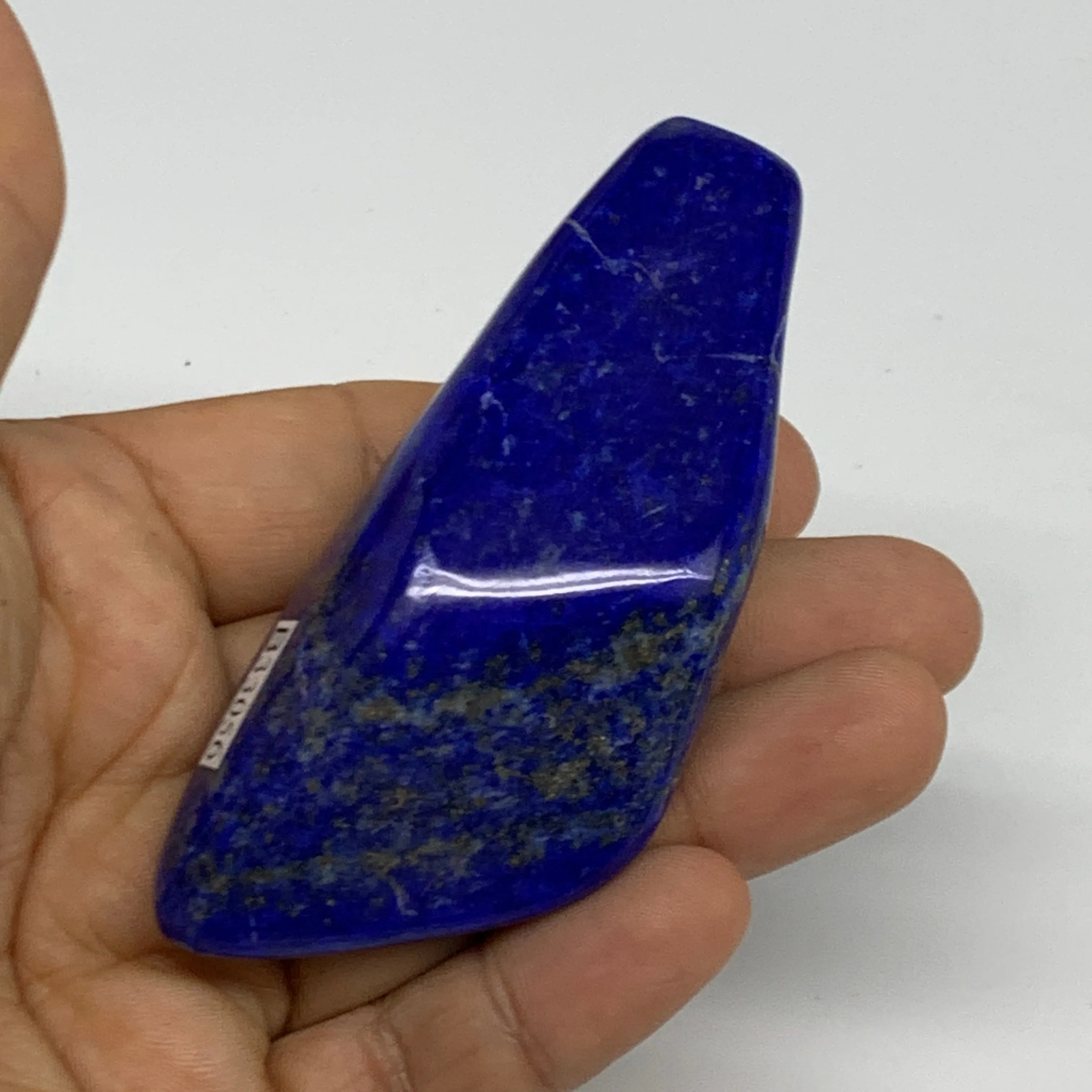 112.2g, 3.3"x1.5"x0.9", Natural Freeform Lapis Lazuli from Afghanistan, B33056