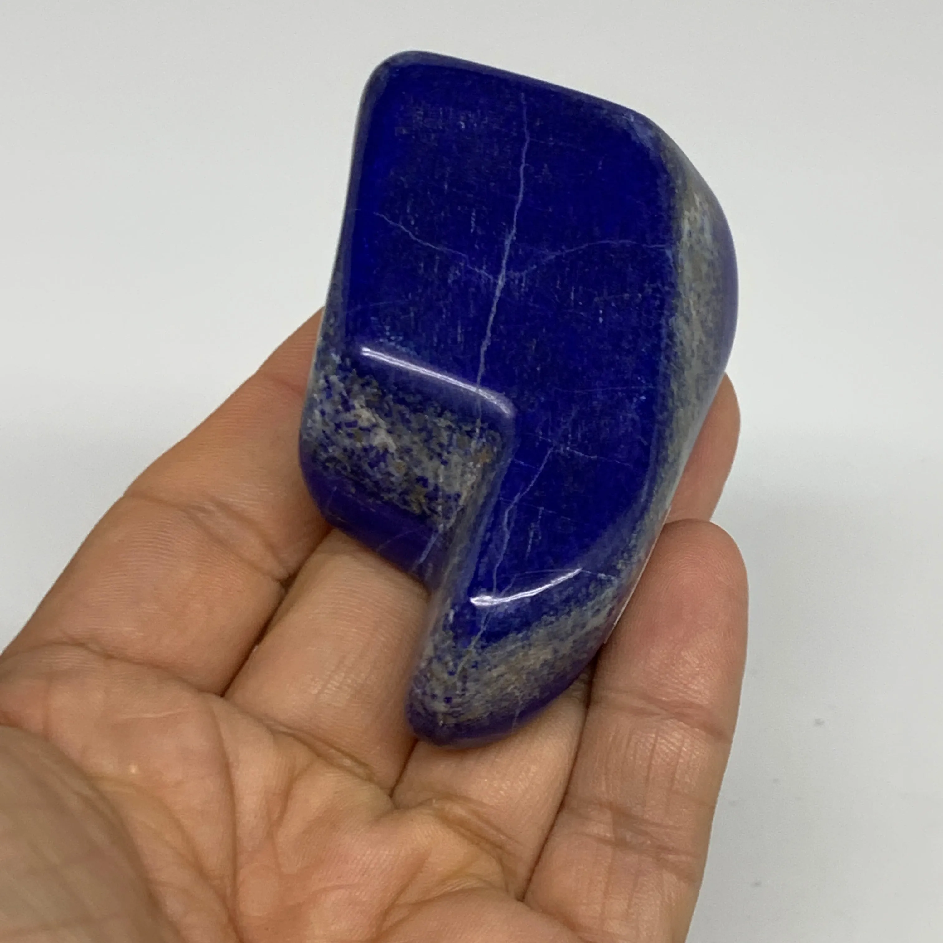 112.3g, 2.7"x1.7"x0.7", Natural Freeform Lapis Lazuli from Afghanistan, B32944