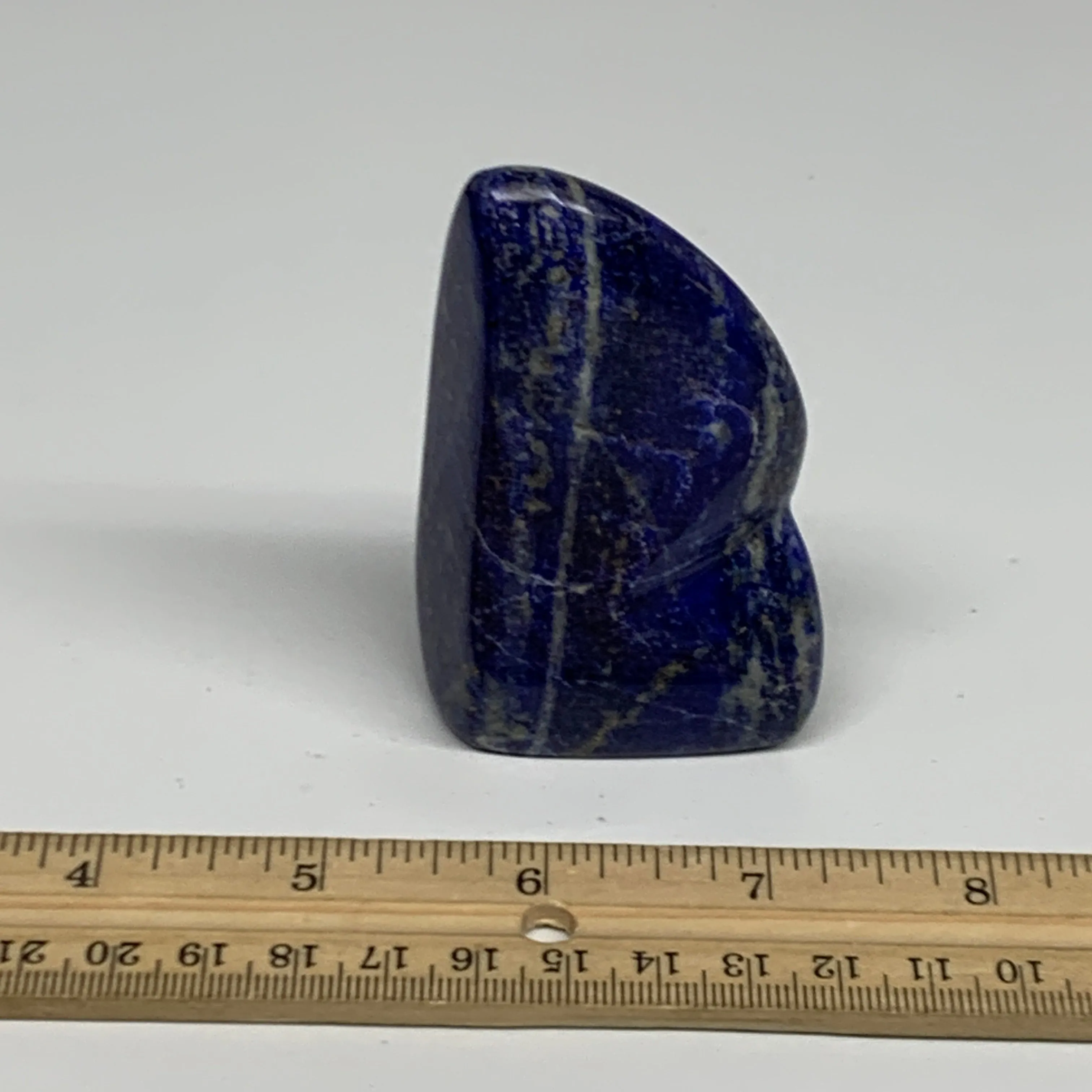 127.4g, 3.1"x1.9"x0.9", Natural Freeform Lapis Lazuli from Afghanistan, B33038