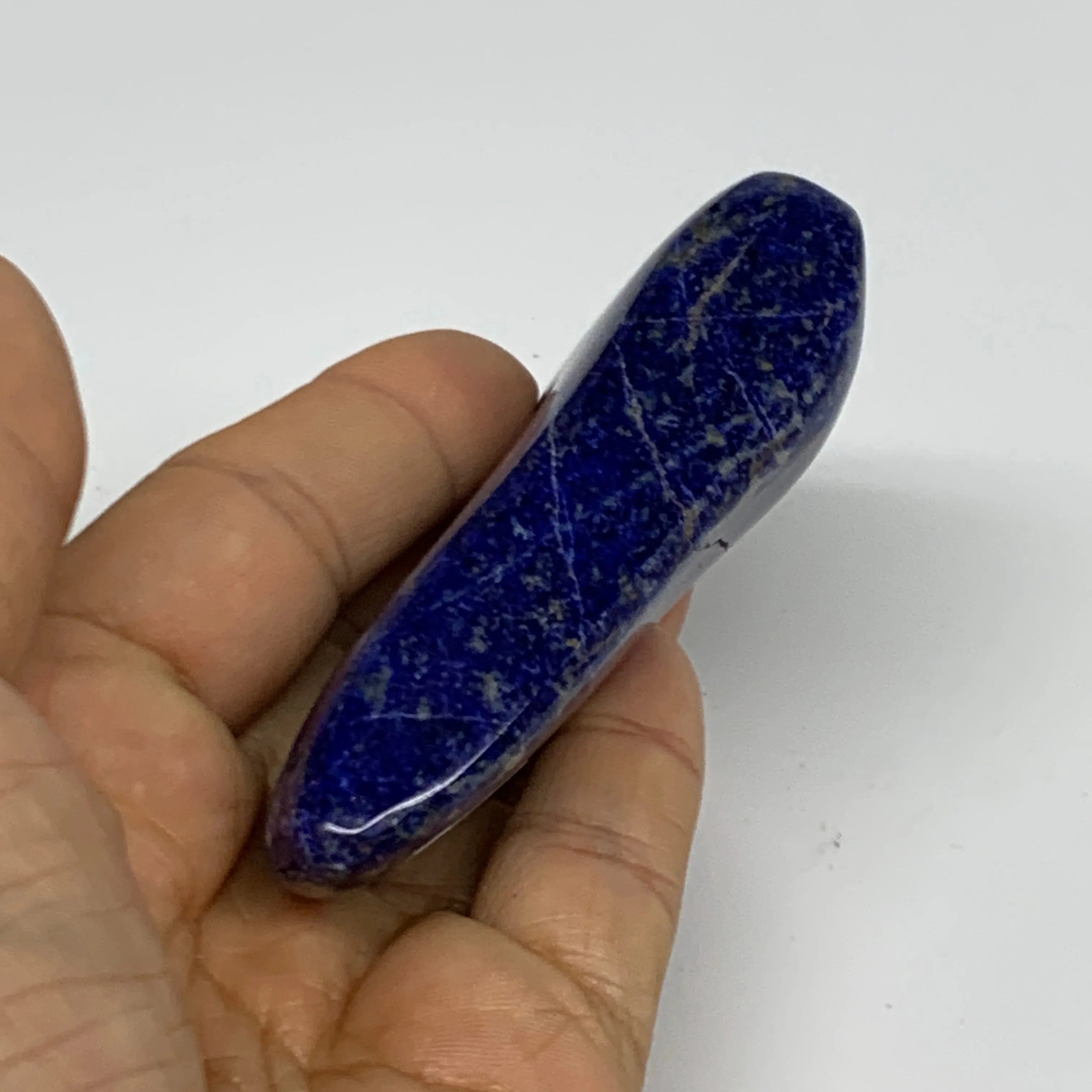 127.4g, 3.1"x1.9"x0.9", Natural Freeform Lapis Lazuli from Afghanistan, B33038