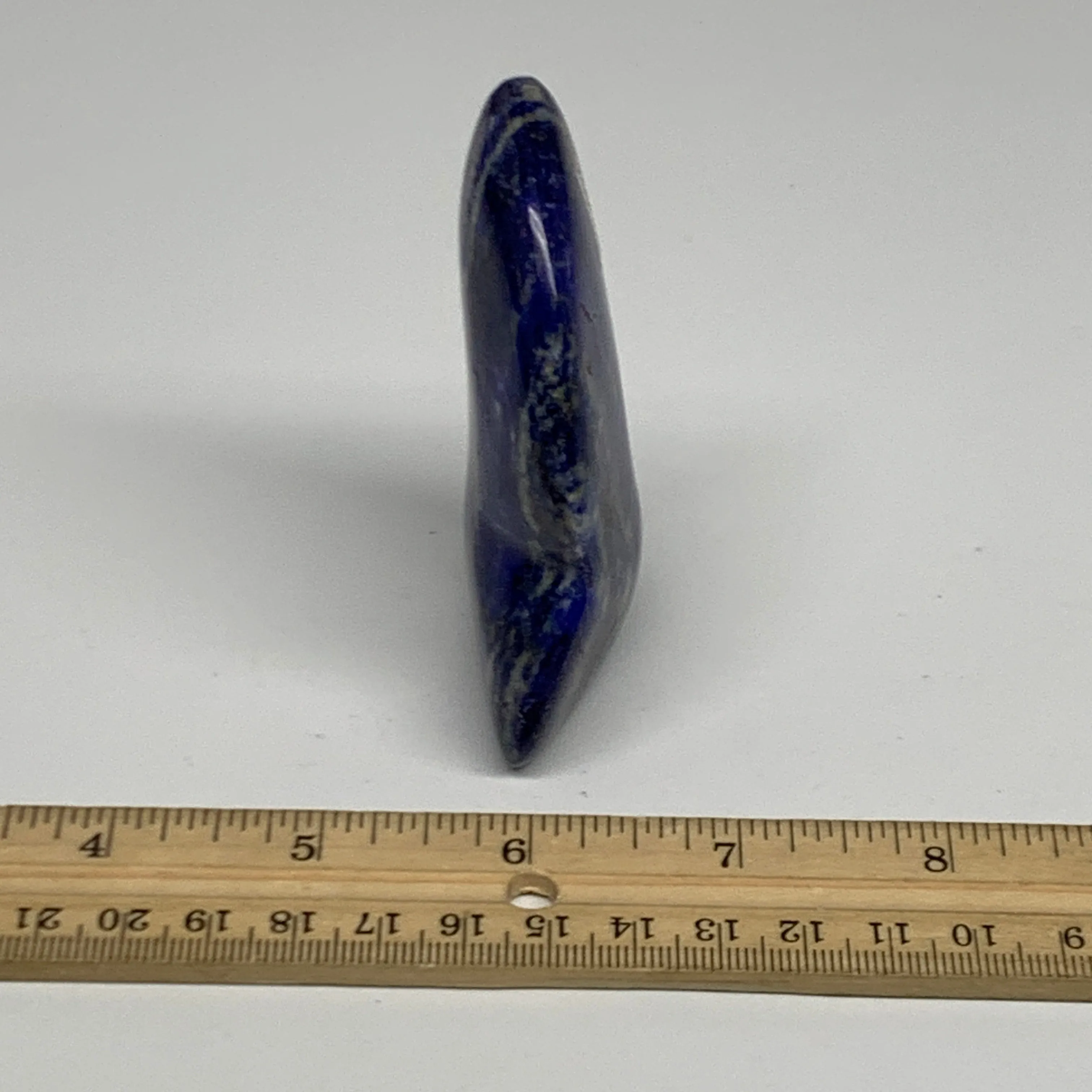127.4g, 3.1"x1.9"x0.9", Natural Freeform Lapis Lazuli from Afghanistan, B33038