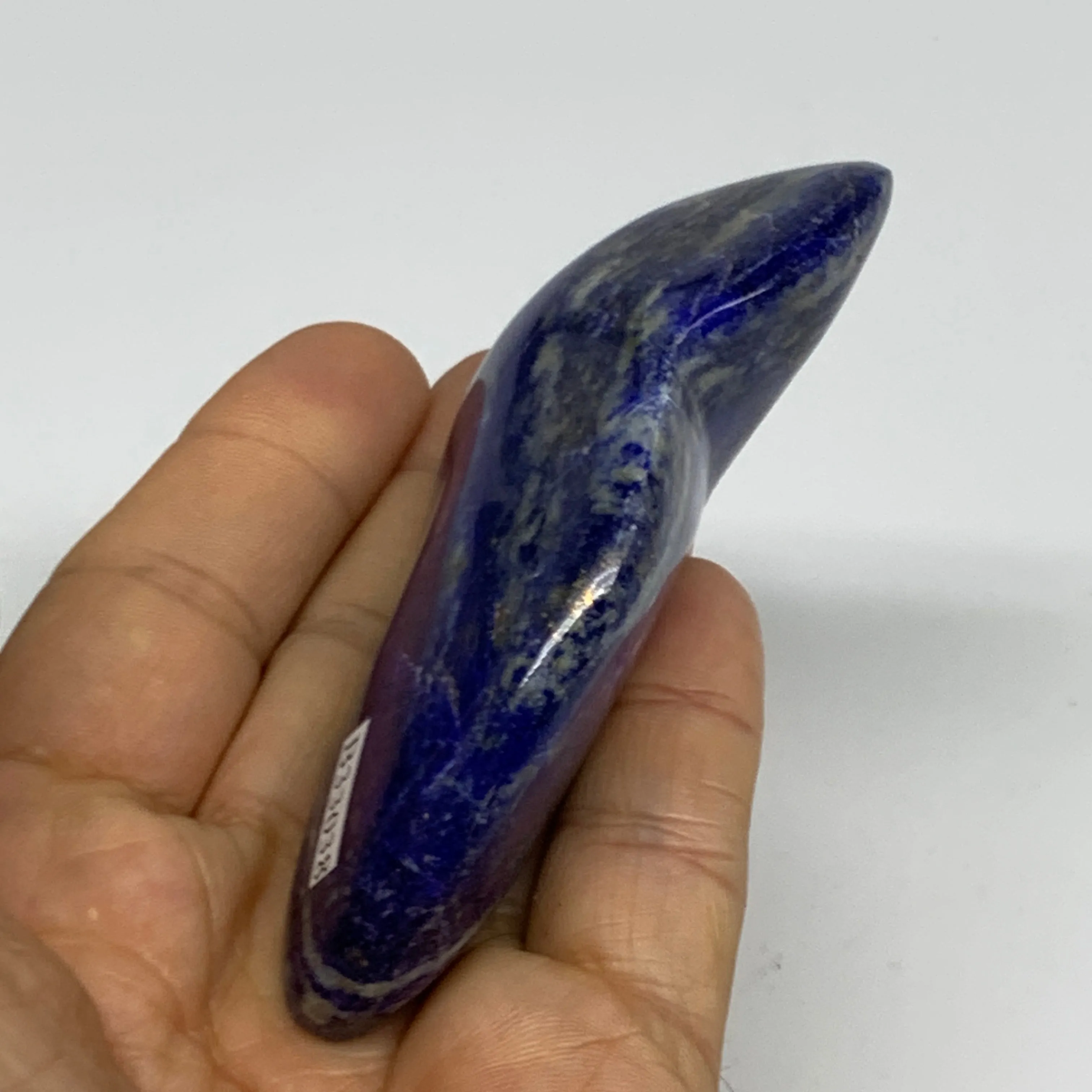 127.4g, 3.1"x1.9"x0.9", Natural Freeform Lapis Lazuli from Afghanistan, B33038