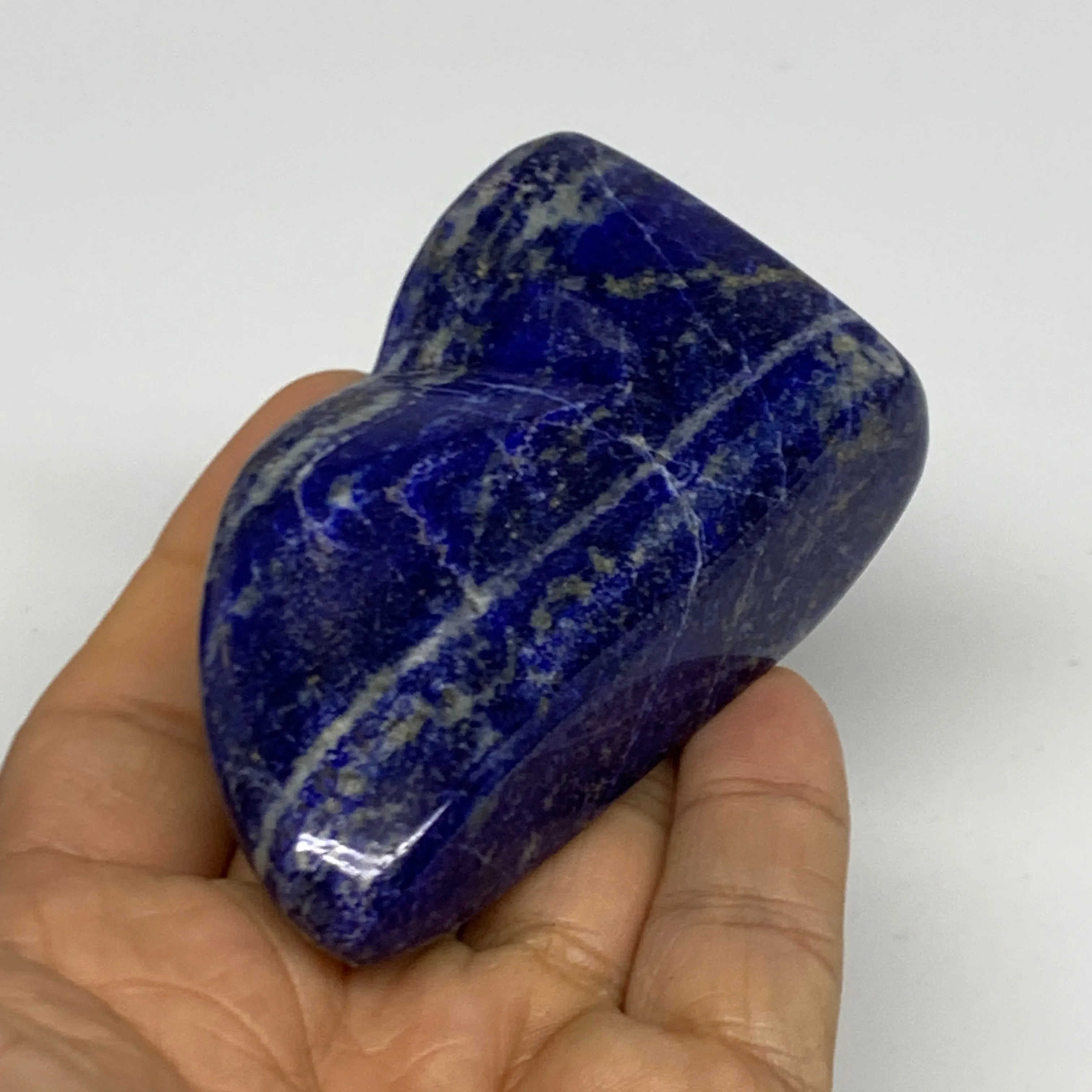127.4g, 3.1"x1.9"x0.9", Natural Freeform Lapis Lazuli from Afghanistan, B33038