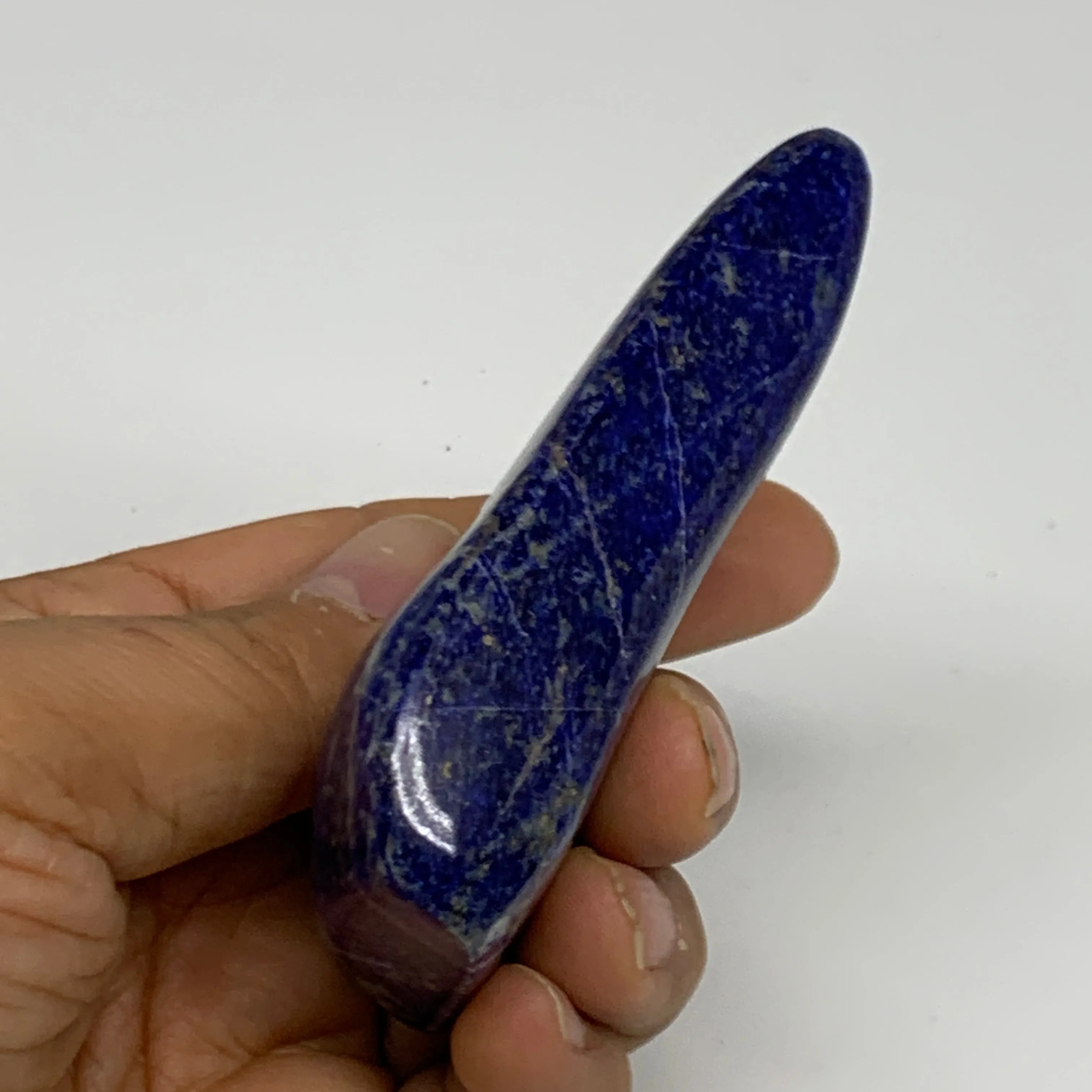 127.4g, 3.1"x1.9"x0.9", Natural Freeform Lapis Lazuli from Afghanistan, B33038