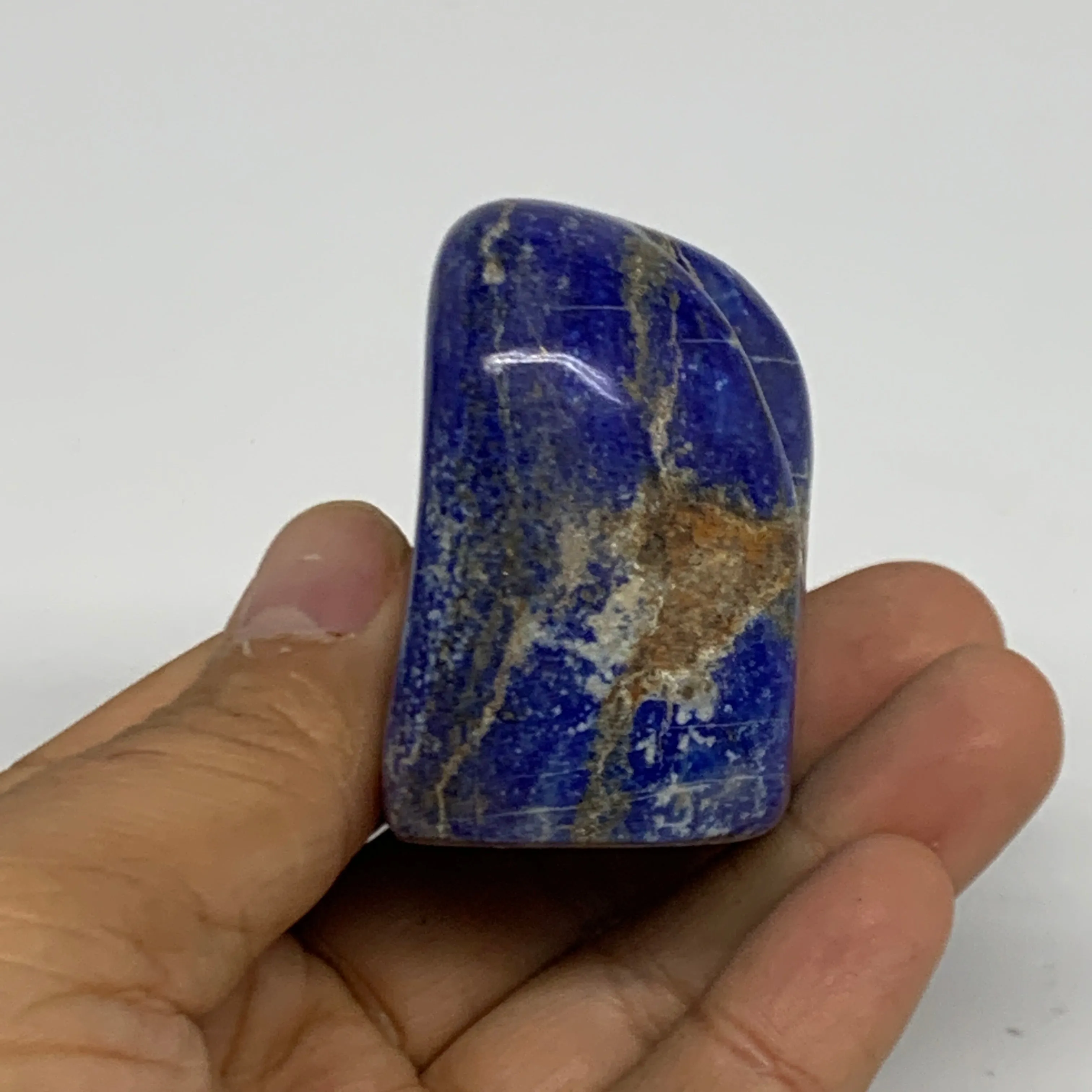130g, 2"x1.5"x1.2", Natural Freeform Lapis Lazuli from Afghanistan, B33068
