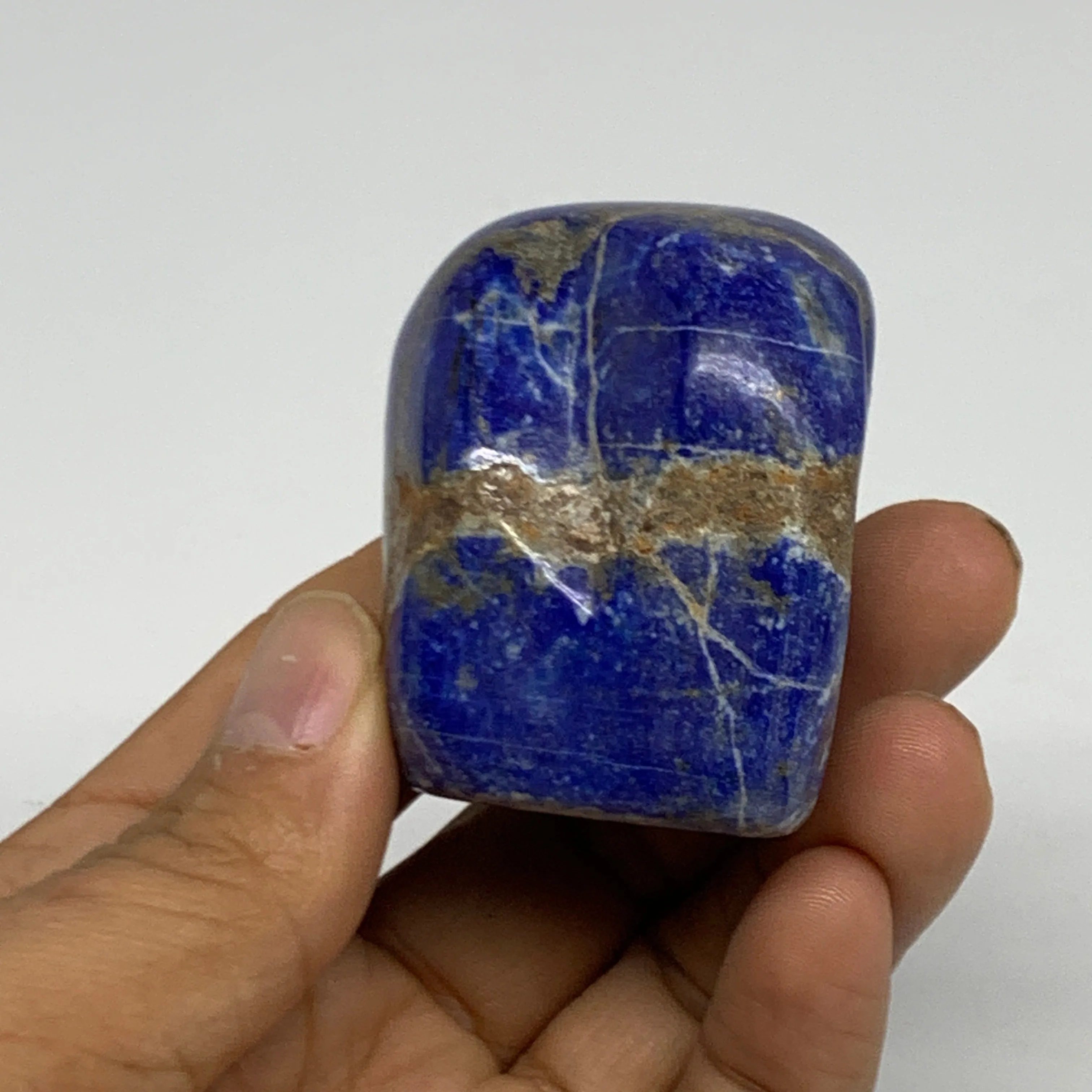 130g, 2"x1.5"x1.2", Natural Freeform Lapis Lazuli from Afghanistan, B33068