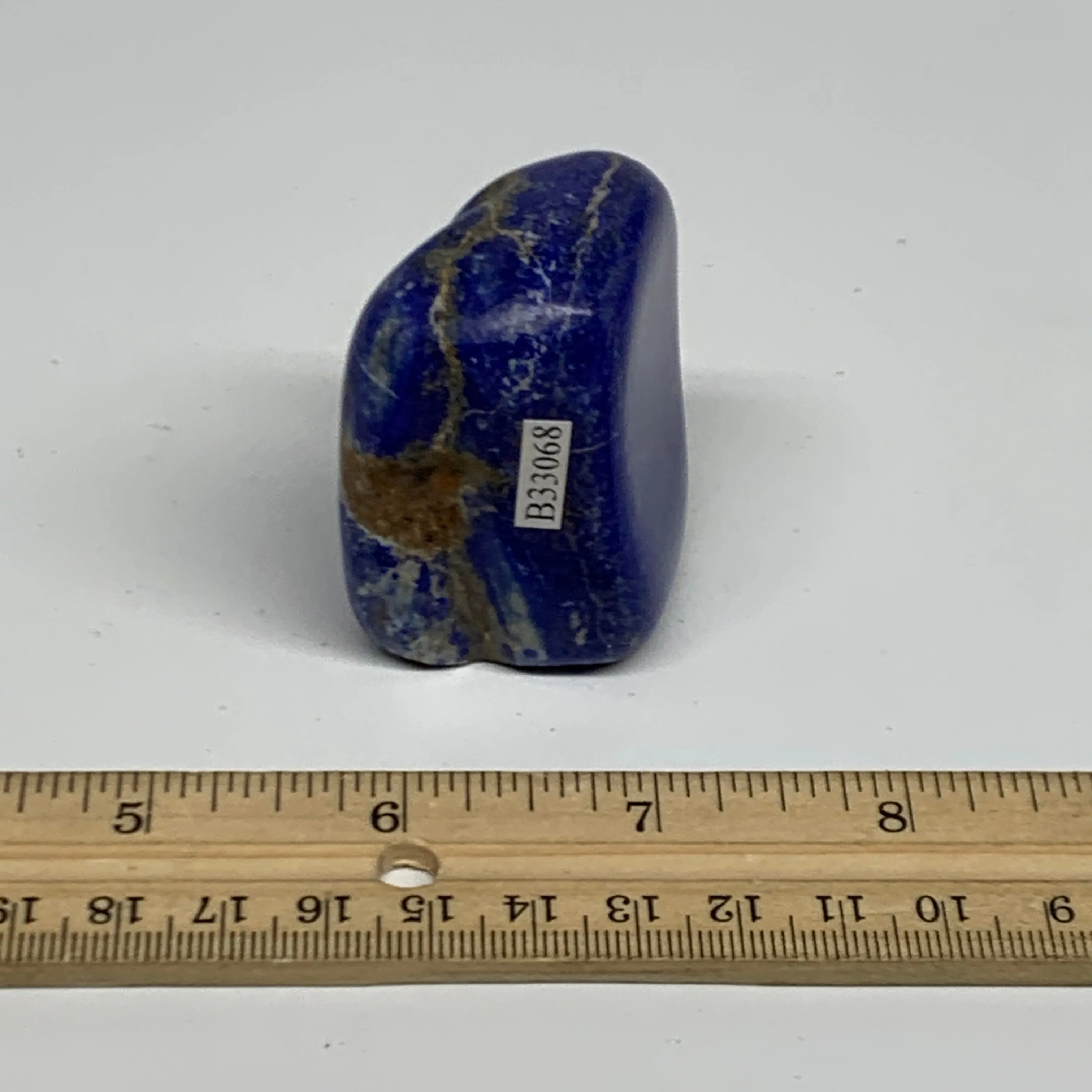 130g, 2"x1.5"x1.2", Natural Freeform Lapis Lazuli from Afghanistan, B33068