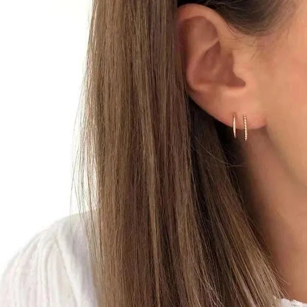 18K Gold-Filled Spiral Earrings