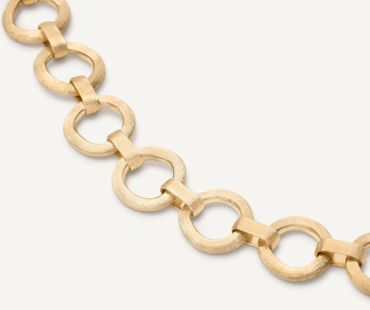 18K Yellow Gold Flat Link Bracelet