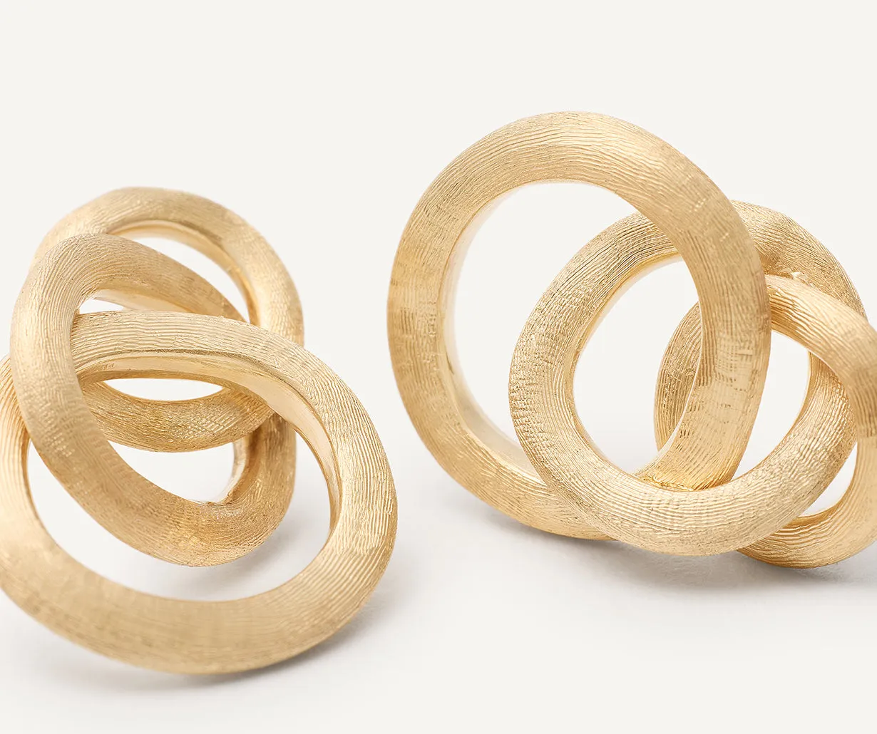 18K Yellow Gold Linked Earrings