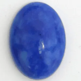 18x13mm Blue Lapis Lazuli Acrylic Cabochon, pk/20
