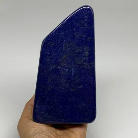 2.5 lbs, 6.3"x3.4"x1.4", Natural Freeform Lapis Lazuli from Afghanistan, B32925