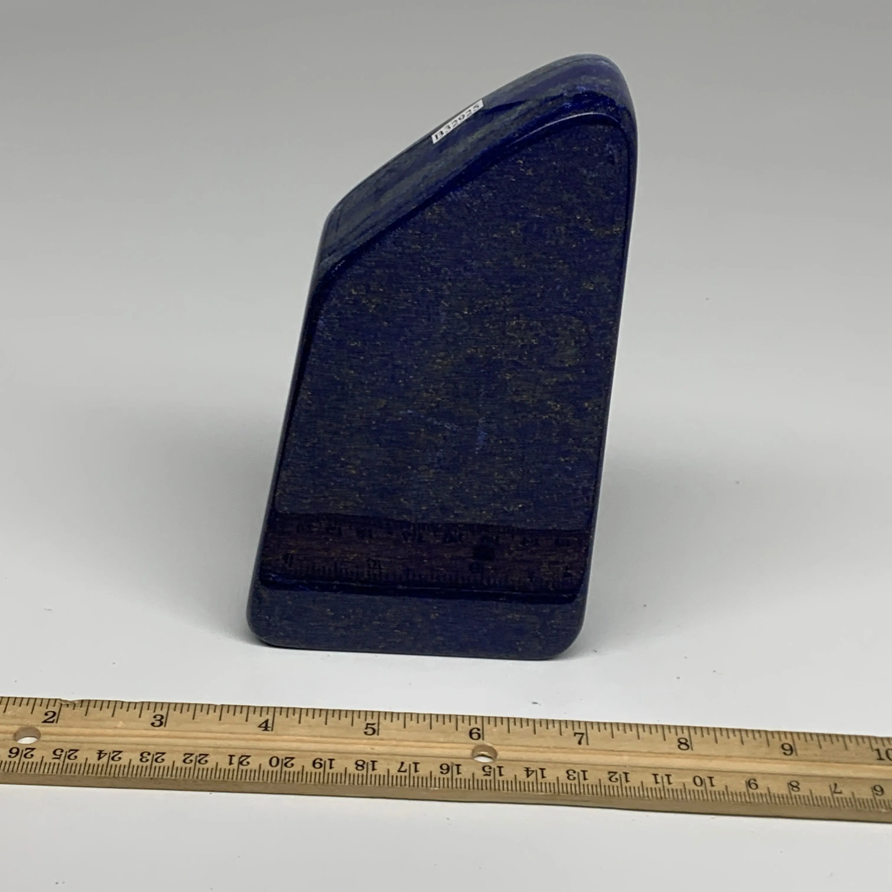 2.5 lbs, 6.3"x3.4"x1.4", Natural Freeform Lapis Lazuli from Afghanistan, B32925