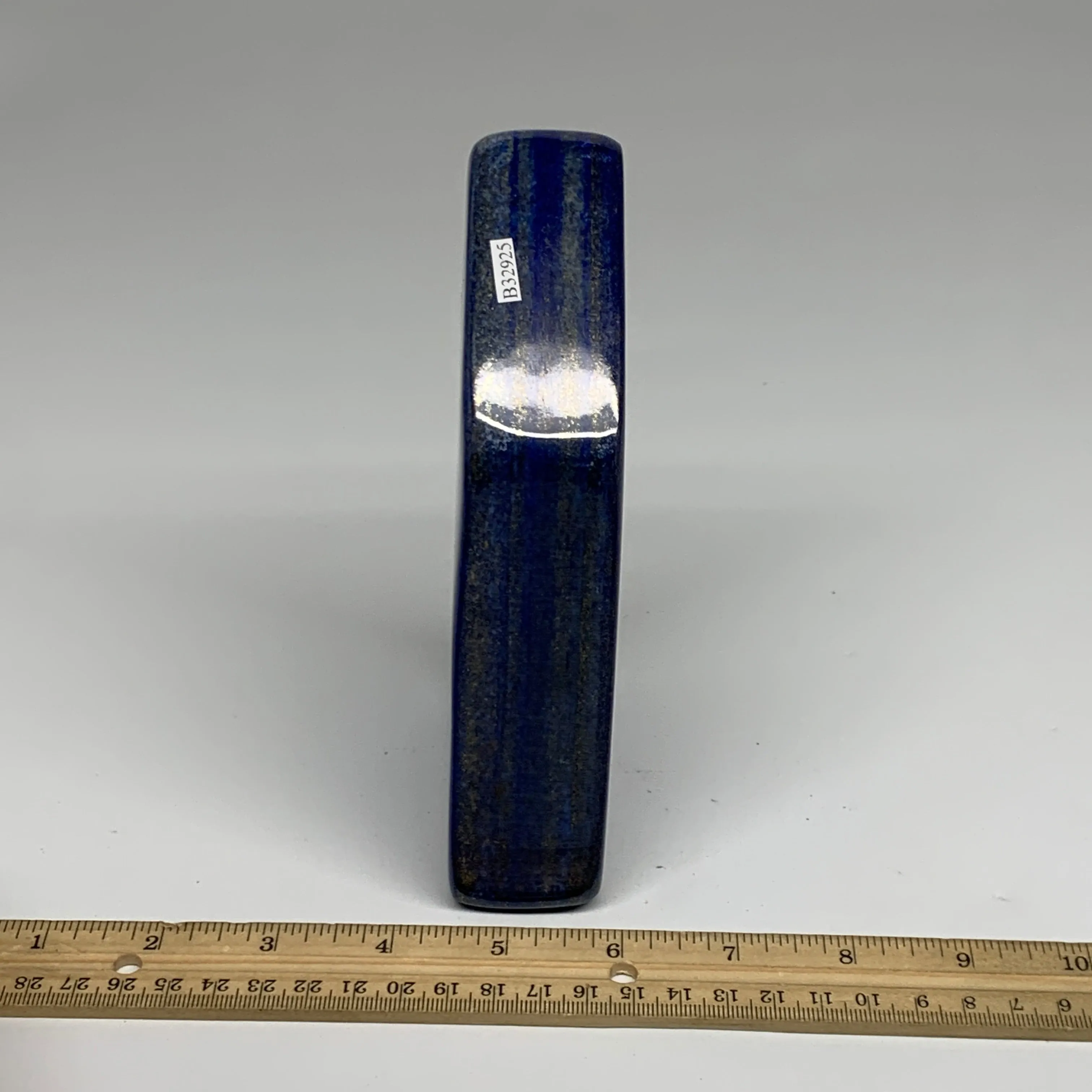 2.5 lbs, 6.3"x3.4"x1.4", Natural Freeform Lapis Lazuli from Afghanistan, B32925