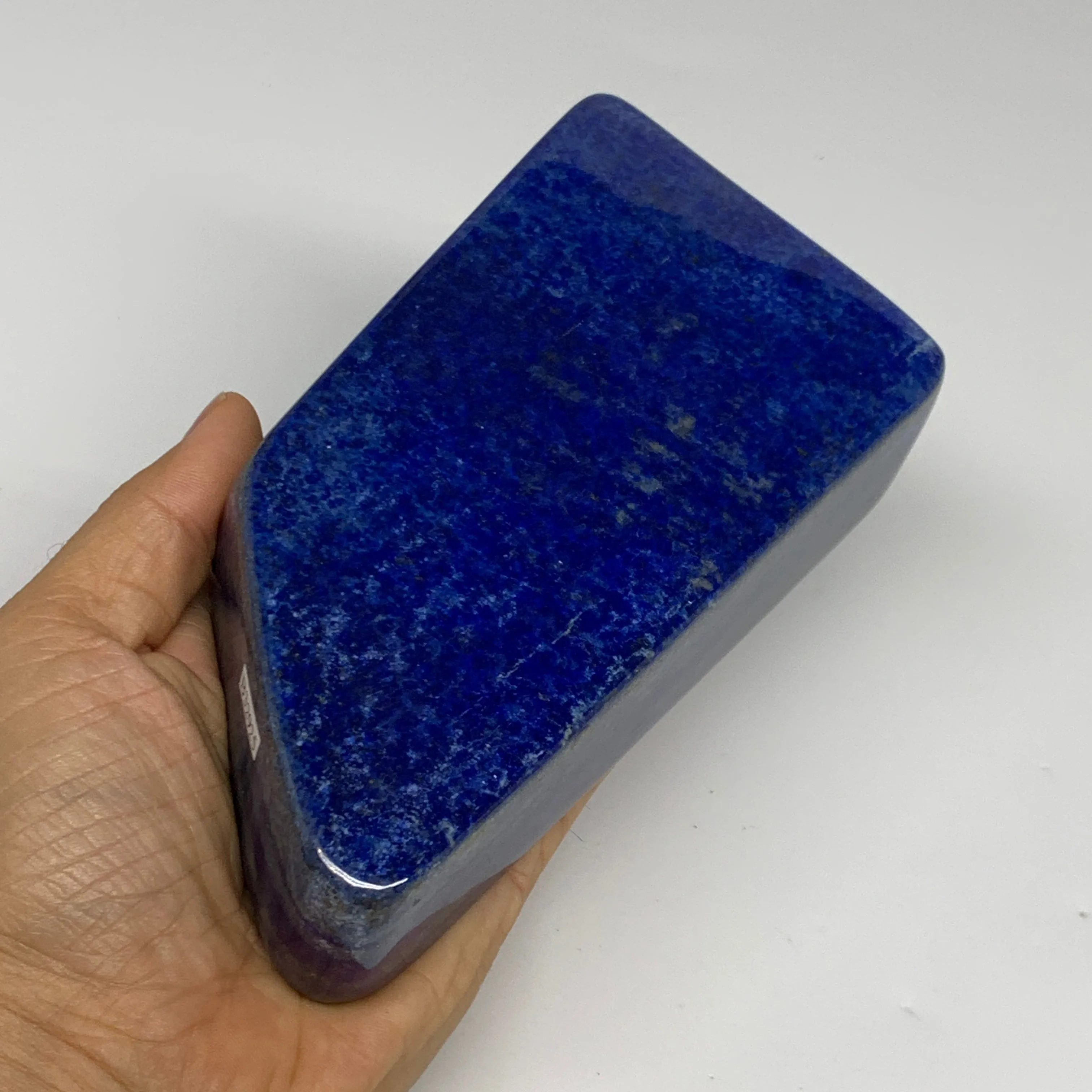 2.5 lbs, 6.3"x3.4"x1.4", Natural Freeform Lapis Lazuli from Afghanistan, B32925