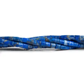 4mm Lapis Lazuli Plain Tubes 15 inch 95 beads