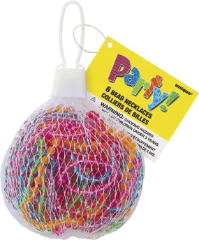 6 Pack Bead Necklaces