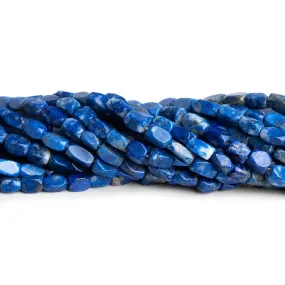 6x4mm Lapis Lazuli Cornerless Rectangles 15 inch 61 beads