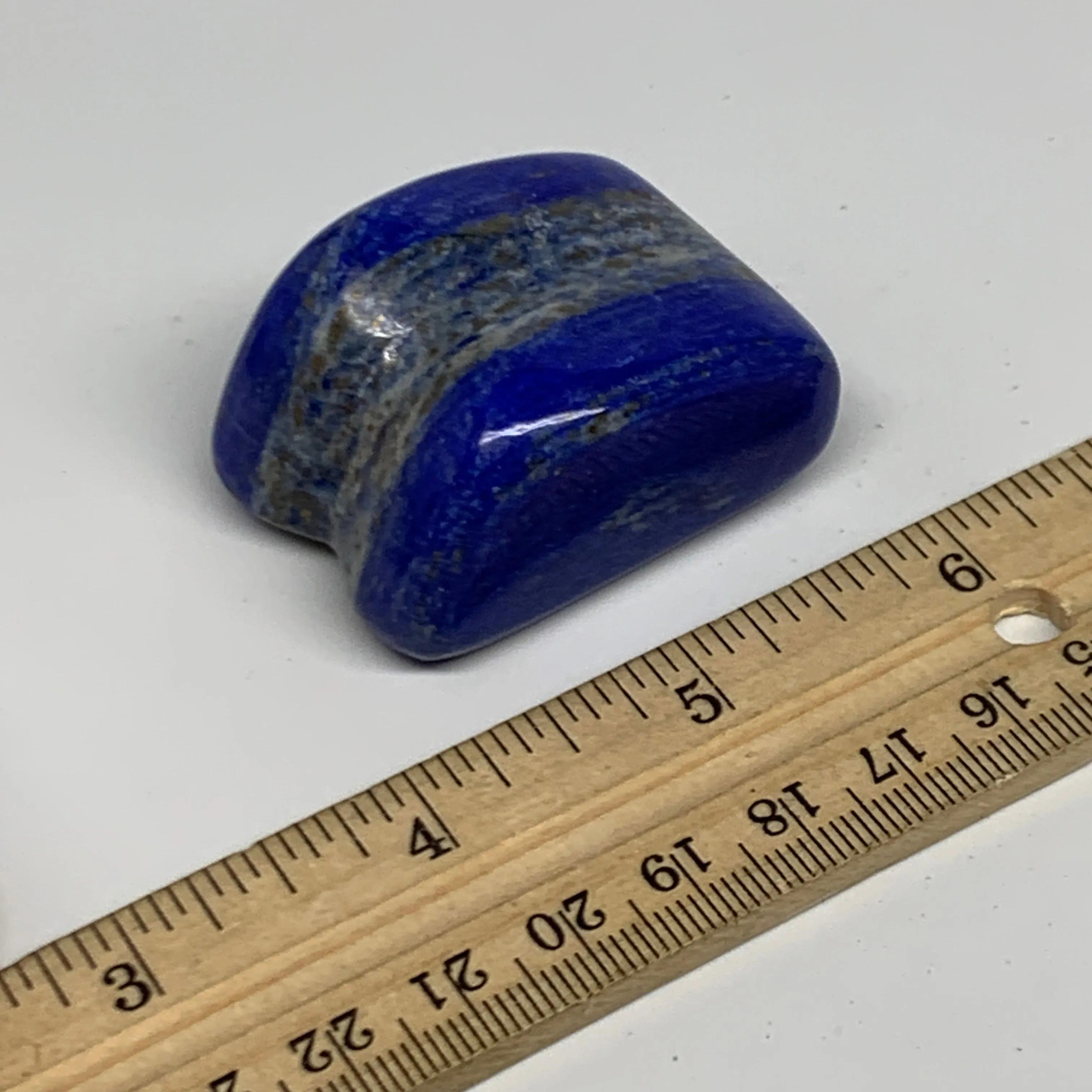 81.8g, 1.7"x1.3"x1",  Natural Freeform Lapis Lazuli from Afghanistan, B33101