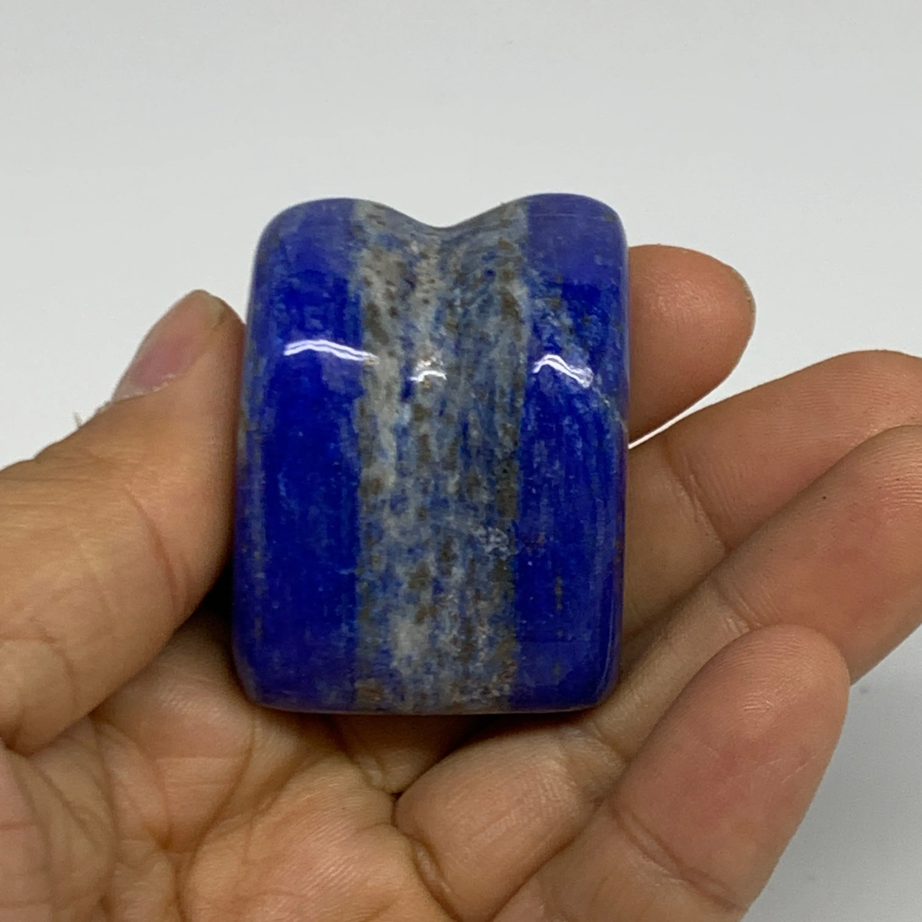 81.8g, 1.7"x1.3"x1",  Natural Freeform Lapis Lazuli from Afghanistan, B33101