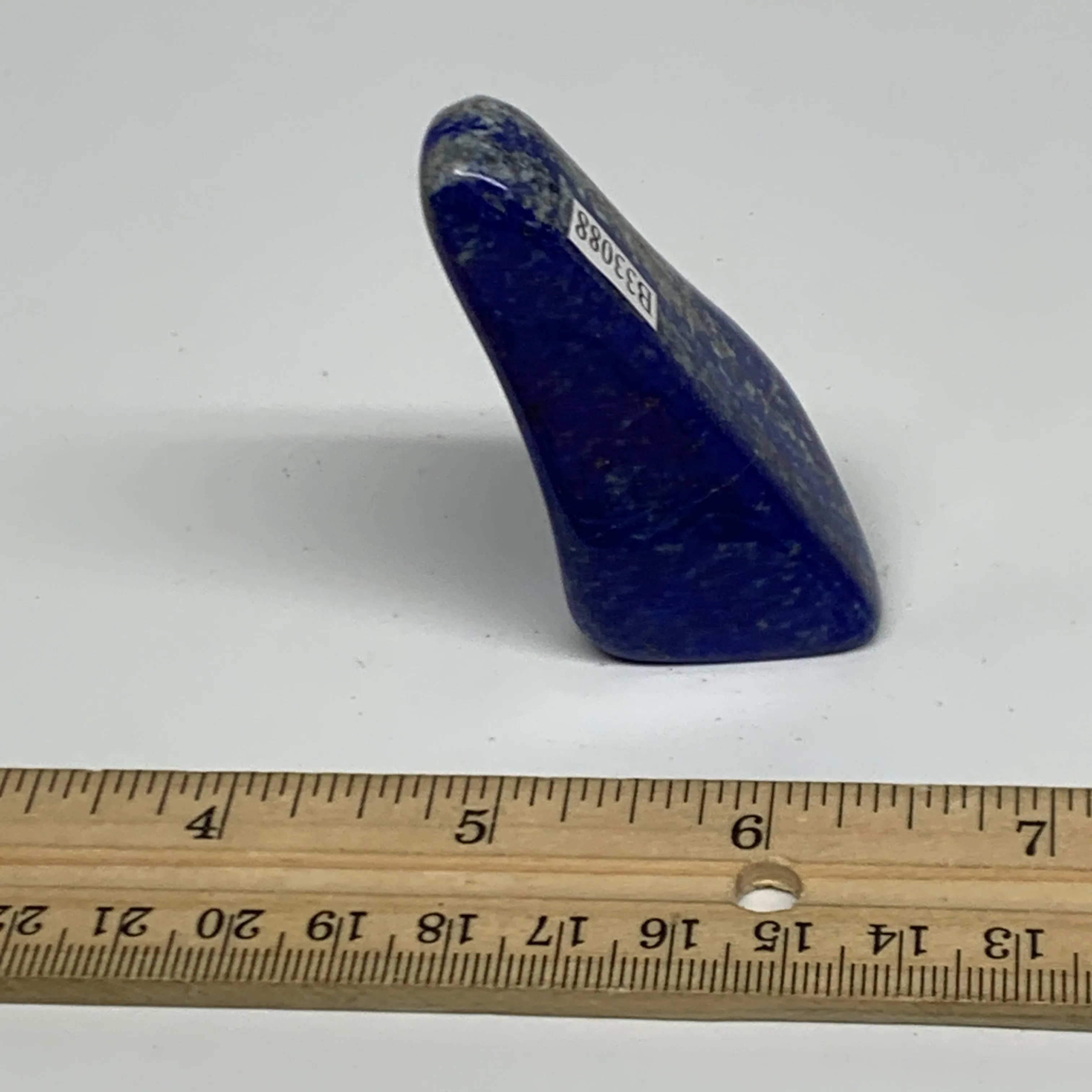 83.3g, 2.5"x1.2"x1.1",  Natural Freeform Lapis Lazuli from Afghanistan, B33088