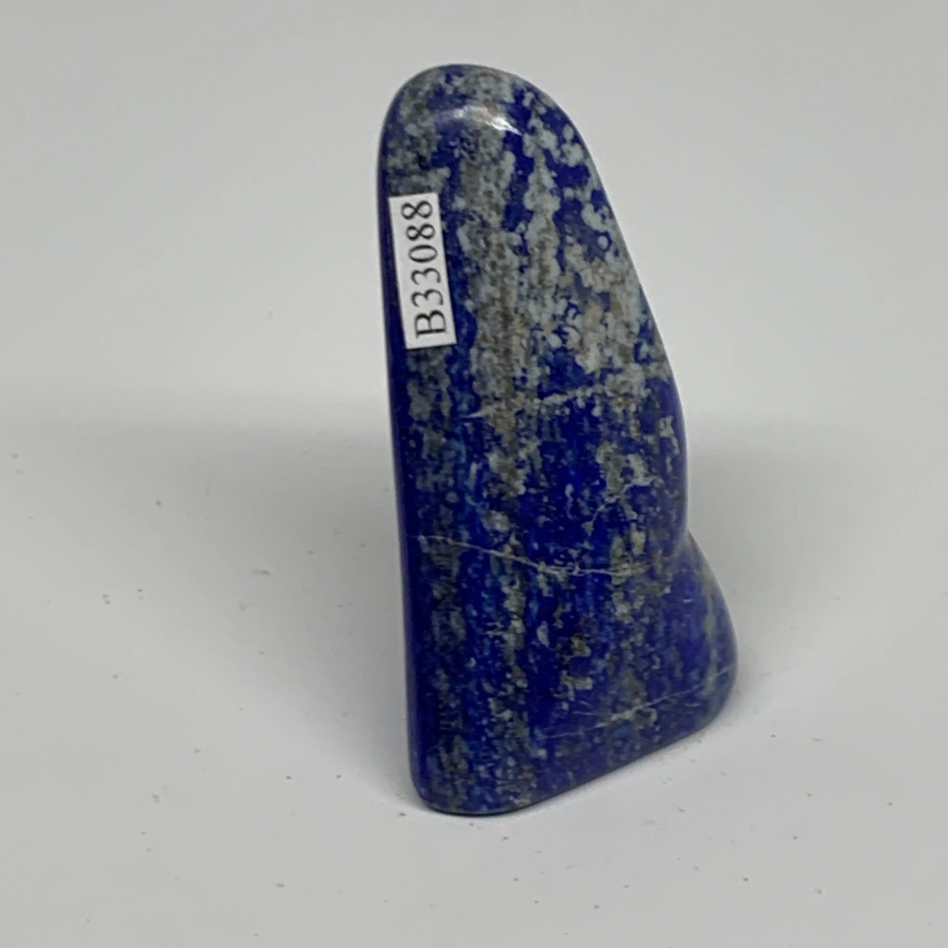 83.3g, 2.5"x1.2"x1.1",  Natural Freeform Lapis Lazuli from Afghanistan, B33088