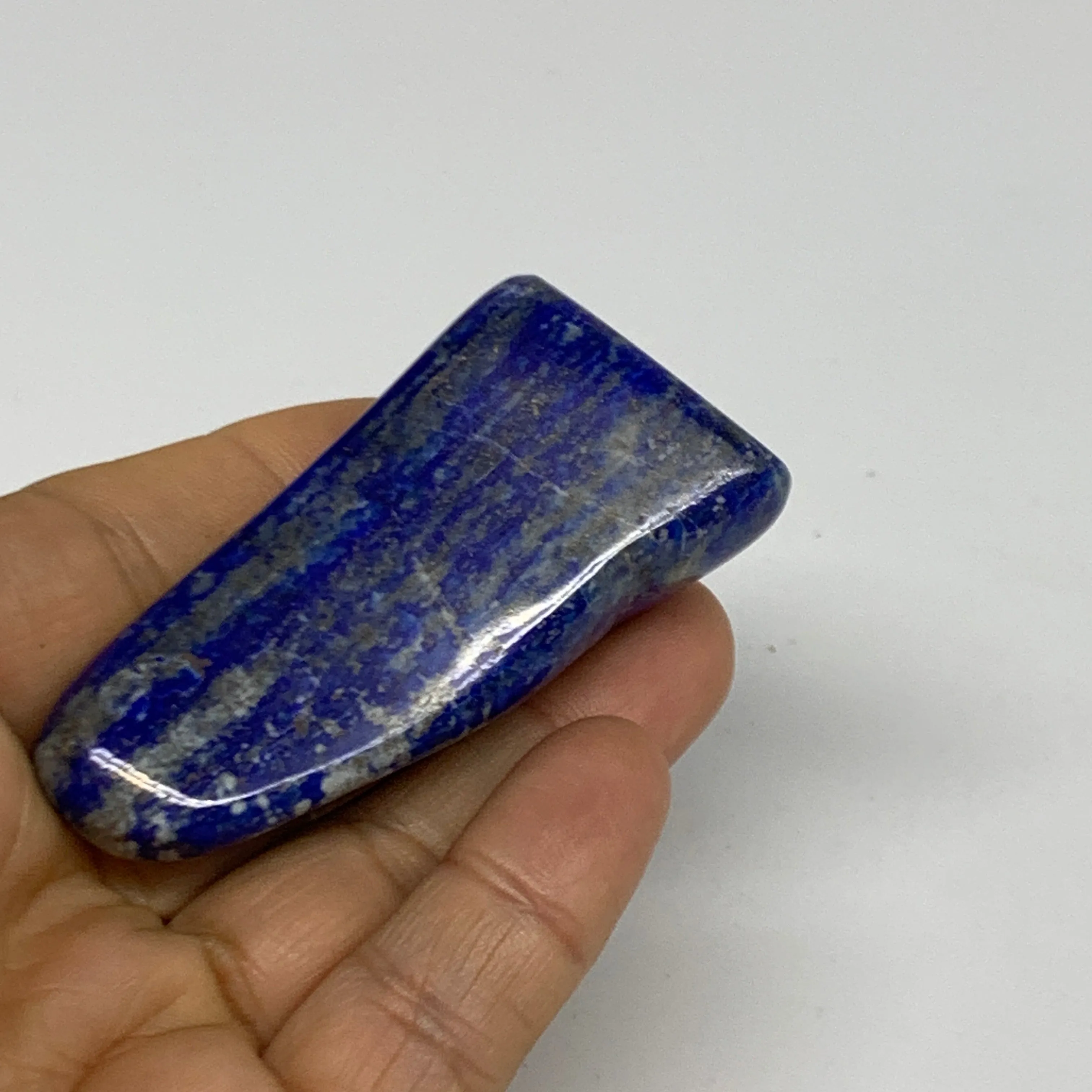 83.3g, 2.5"x1.2"x1.1",  Natural Freeform Lapis Lazuli from Afghanistan, B33088