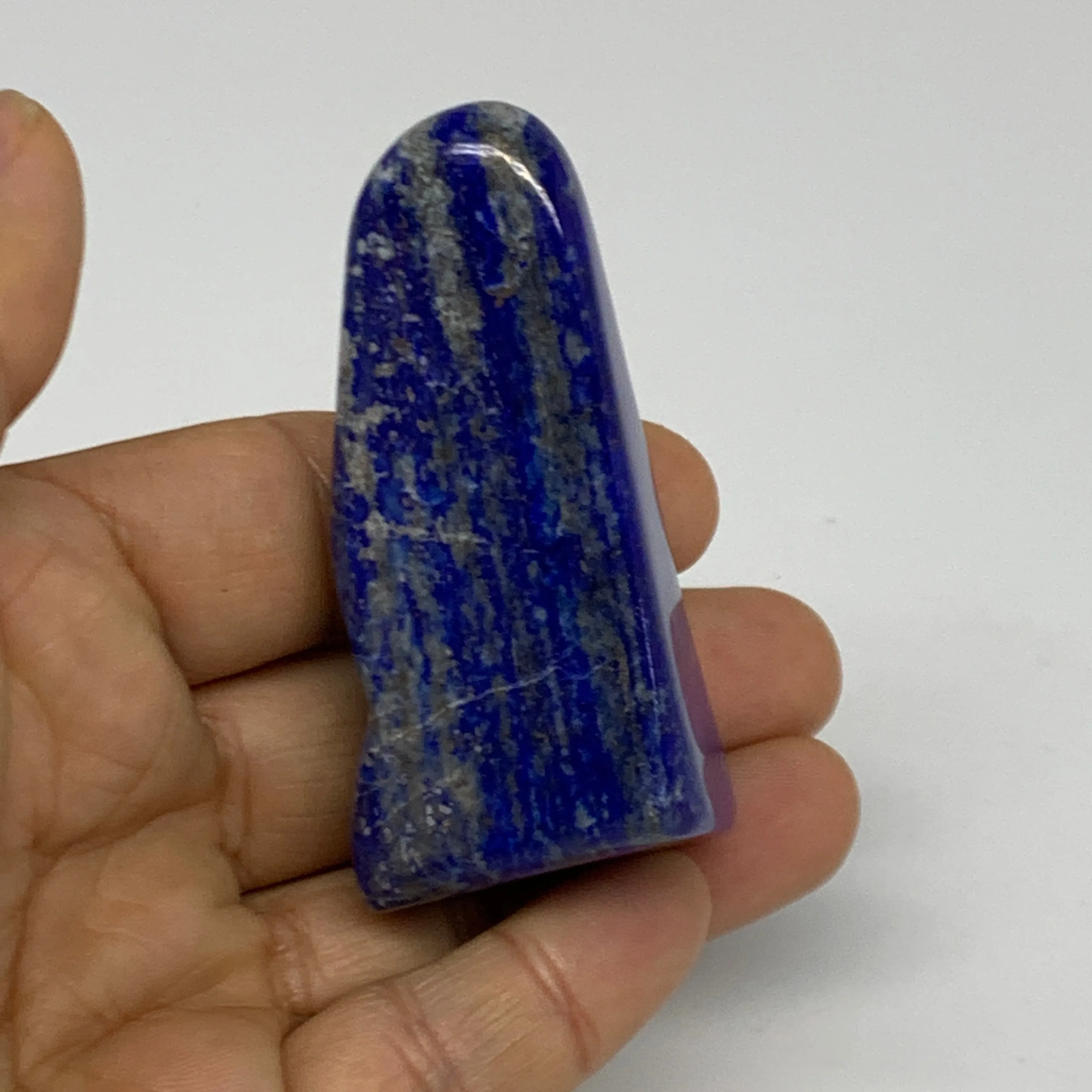 83.3g, 2.5"x1.2"x1.1",  Natural Freeform Lapis Lazuli from Afghanistan, B33088