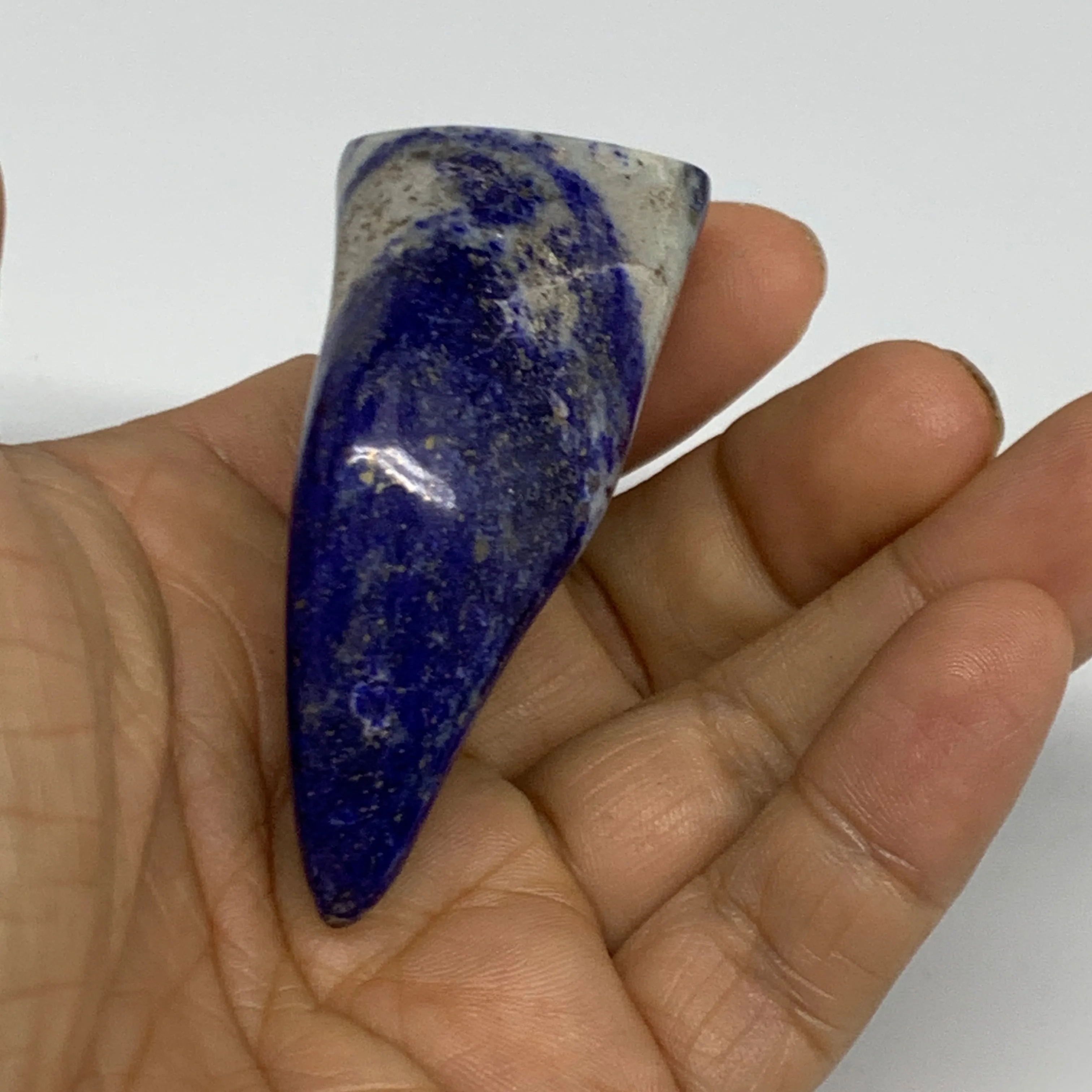 86.6g, 2.5"x1.6"x1.1",  Natural Freeform Lapis Lazuli from Afghanistan, B33086