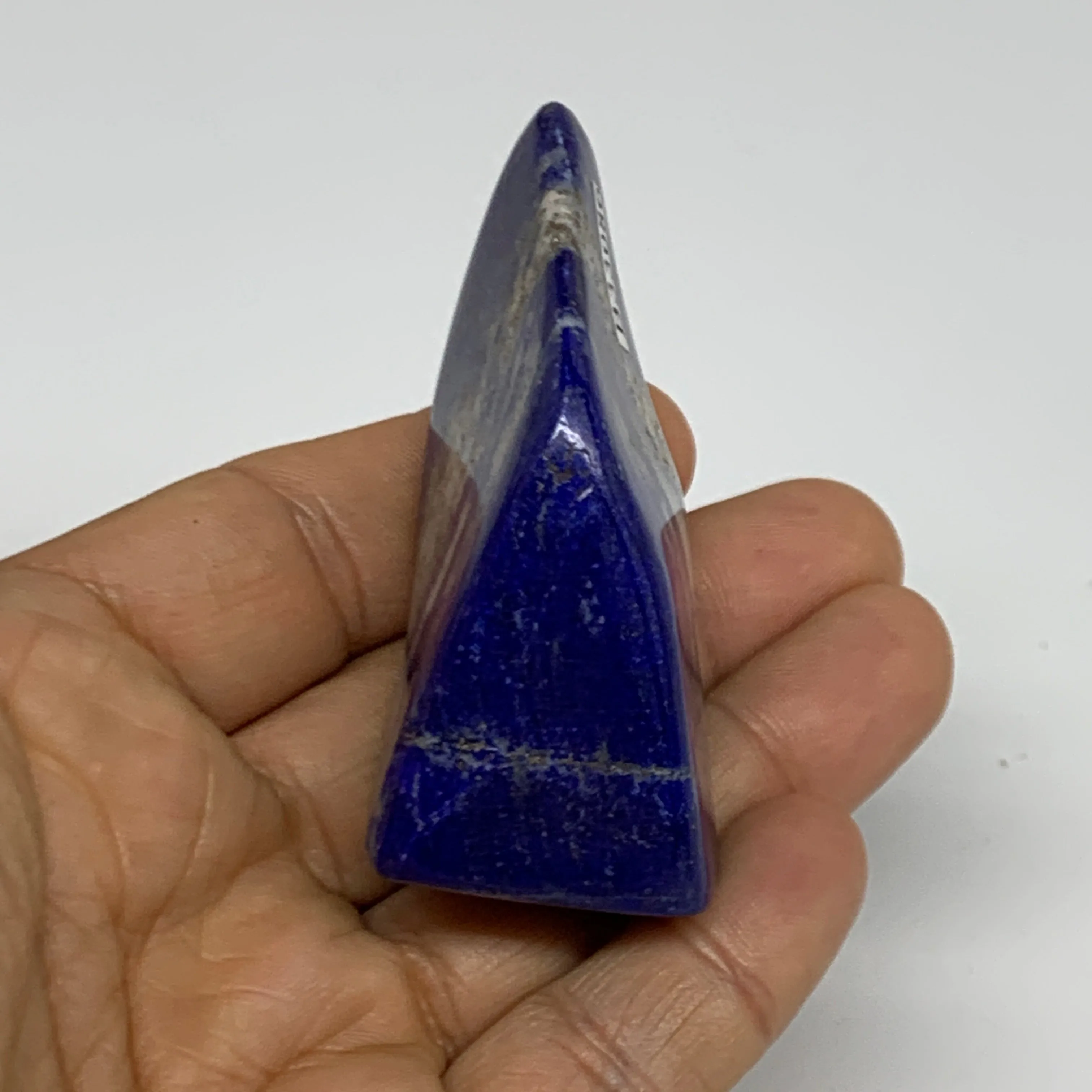 86.6g, 2.5"x1.6"x1.1",  Natural Freeform Lapis Lazuli from Afghanistan, B33086