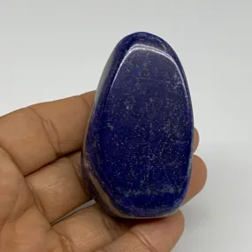 88.4g, 2.4"x1.4"x0.8",  Natural Freeform Lapis Lazuli from Afghanistan, B33105