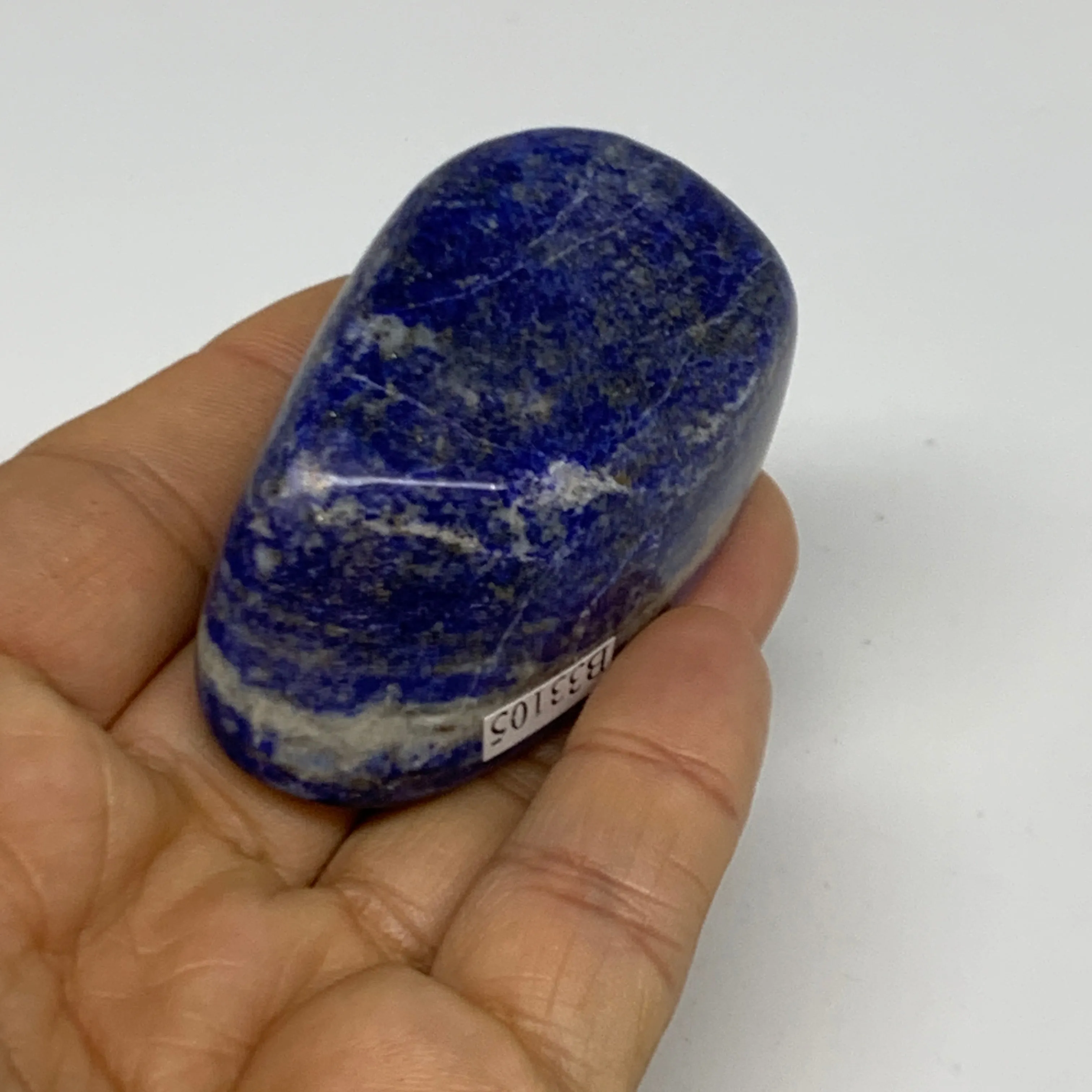 88.4g, 2.4"x1.4"x0.8",  Natural Freeform Lapis Lazuli from Afghanistan, B33105
