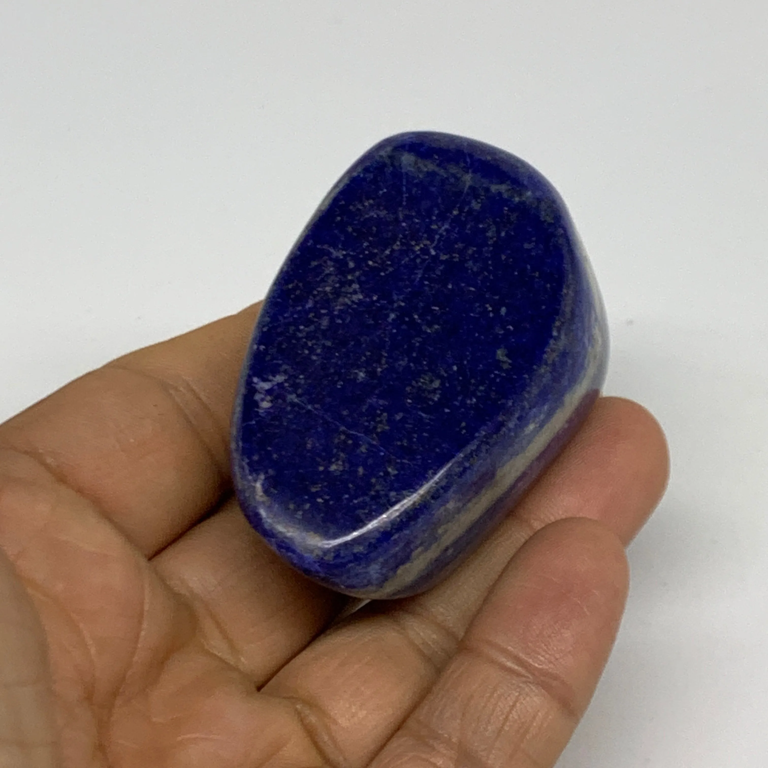 88.4g, 2.4"x1.4"x0.8",  Natural Freeform Lapis Lazuli from Afghanistan, B33105