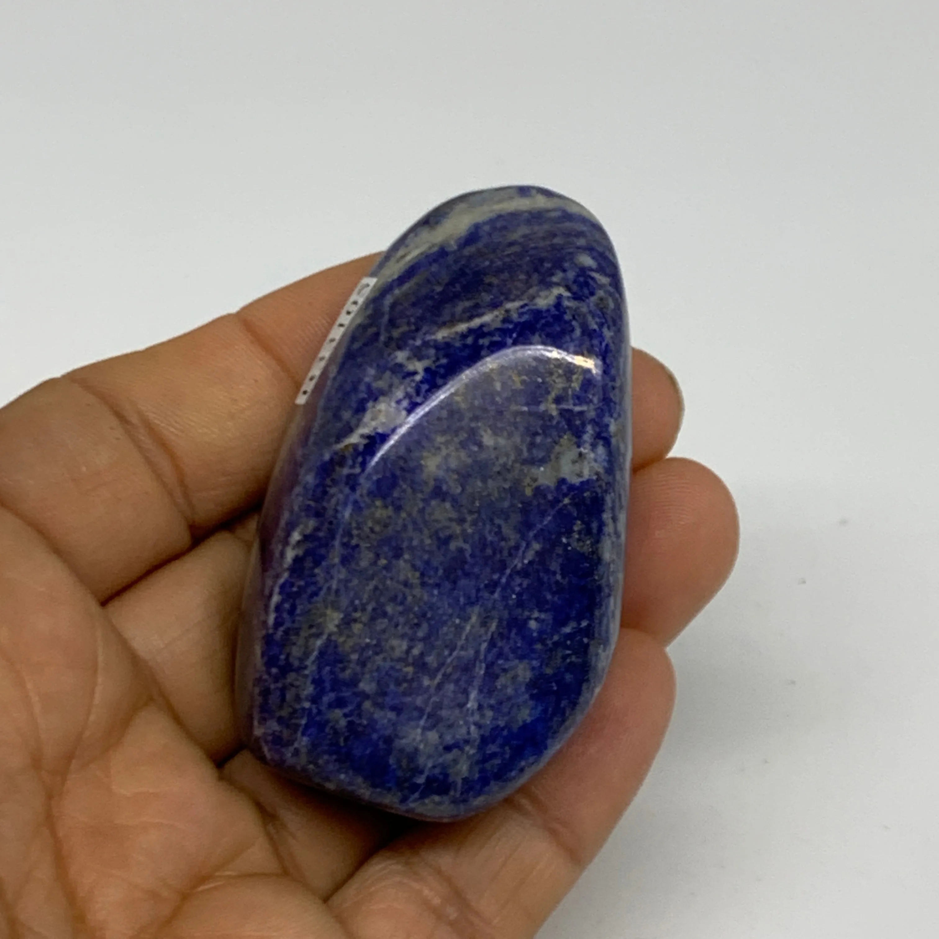 88.4g, 2.4"x1.4"x0.8",  Natural Freeform Lapis Lazuli from Afghanistan, B33105